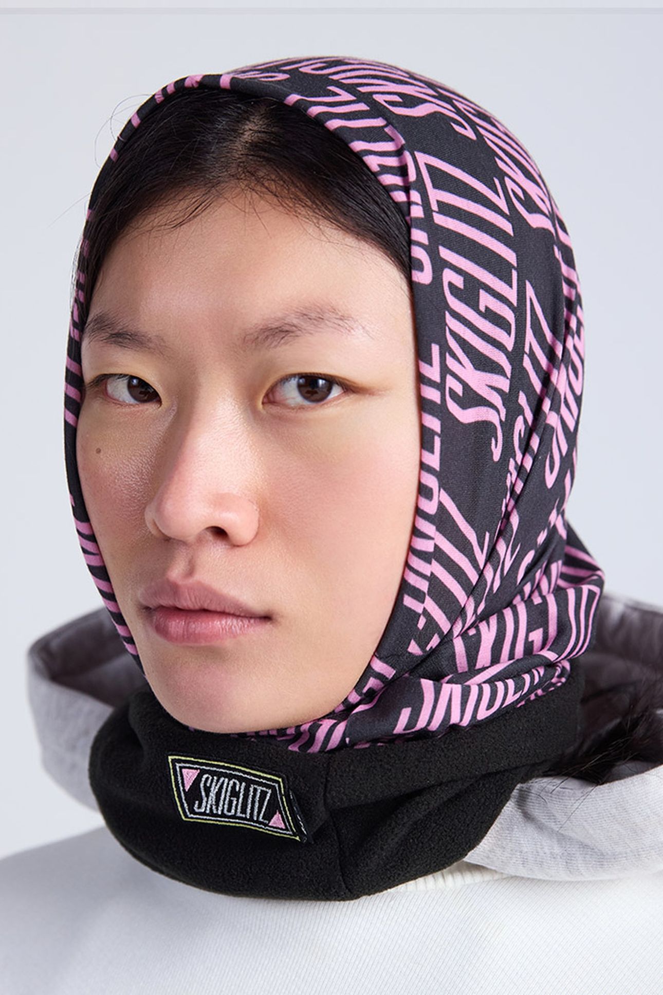 SKIGLITZ POLAR NECKWARMER PINK 1