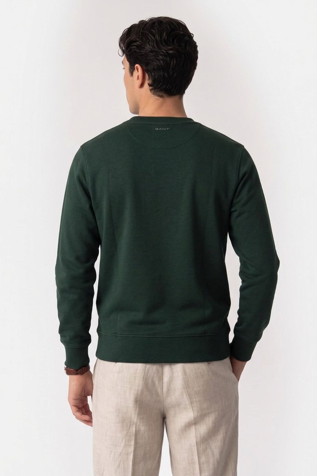 GRAPHIC C-NECK TARTAN GREEN 2