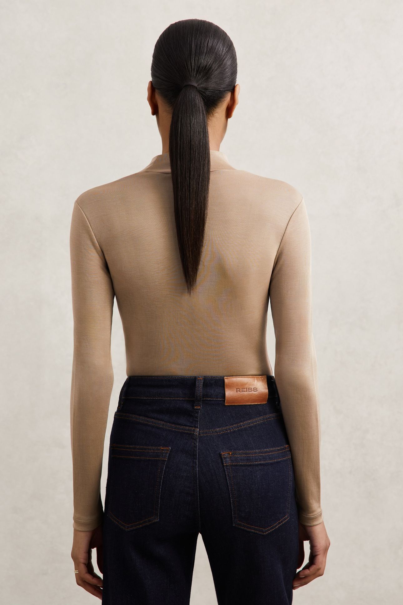FUNNEL NECK TOP CAMEL 4