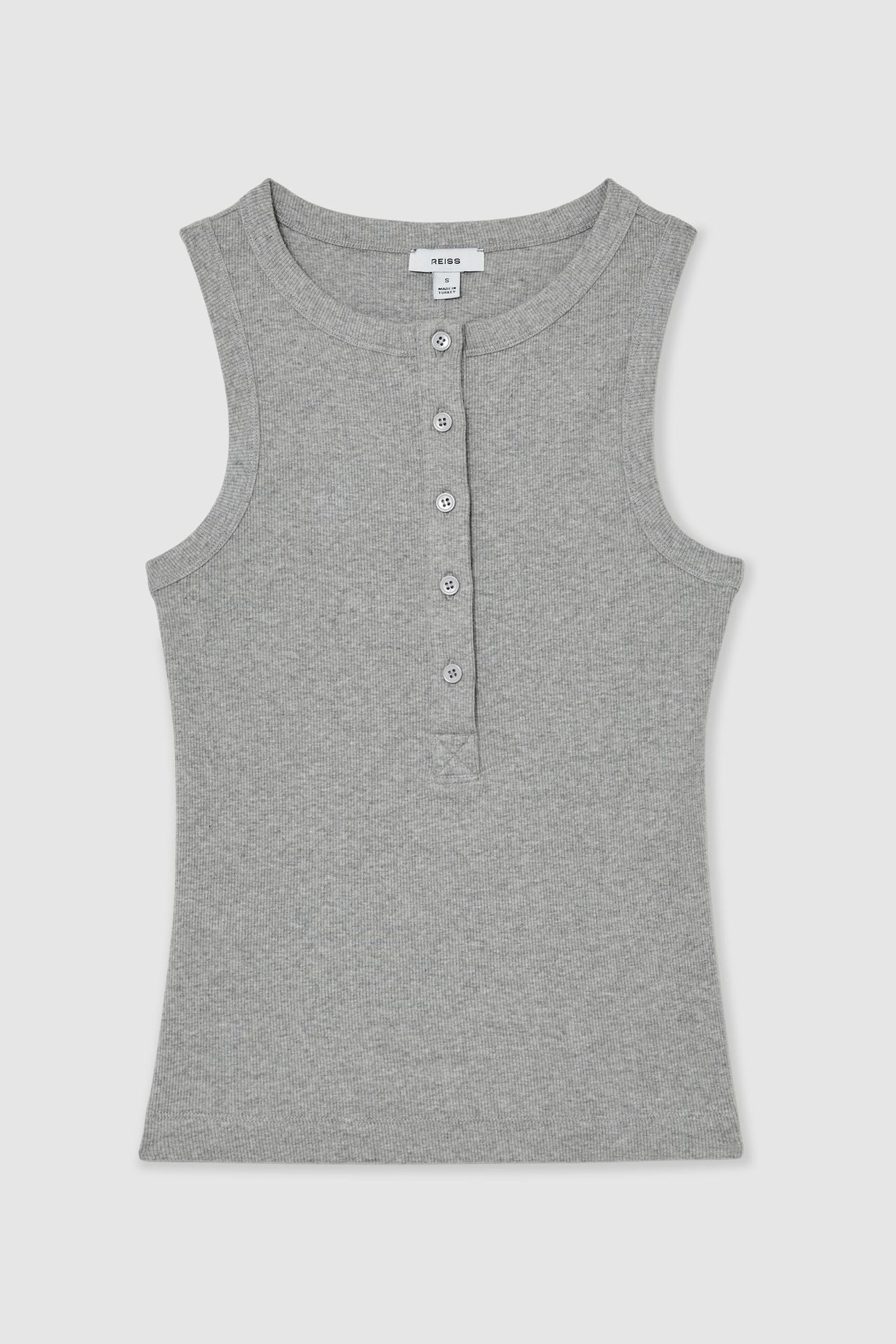 RIB VEST GREY MARL 4