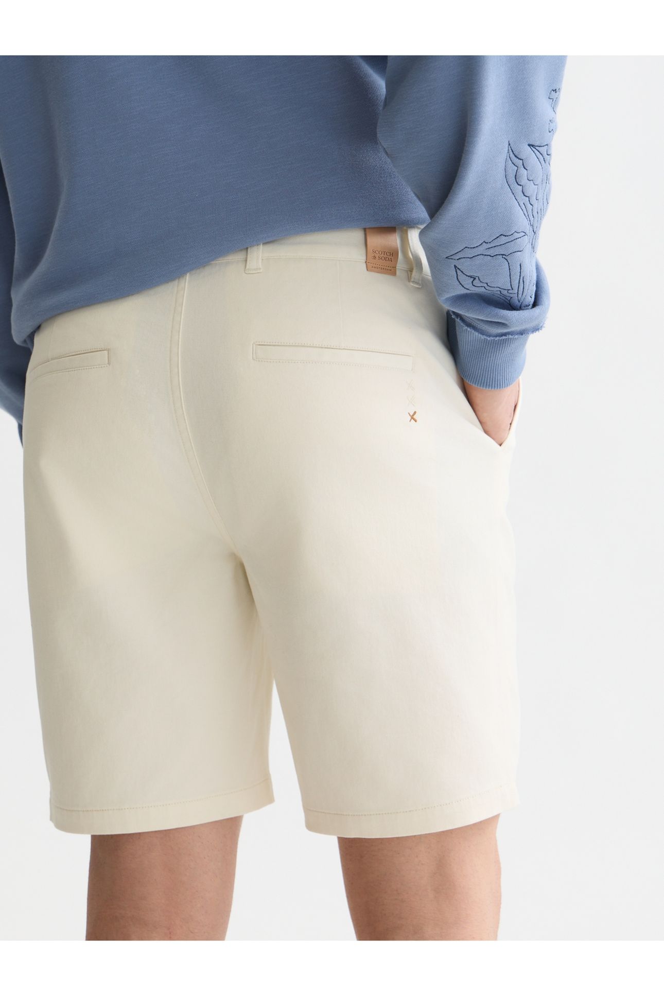 SEASONAL CORE STUART COTTON TWILL REGULAR-FIT SHORTS LIGHT B 6