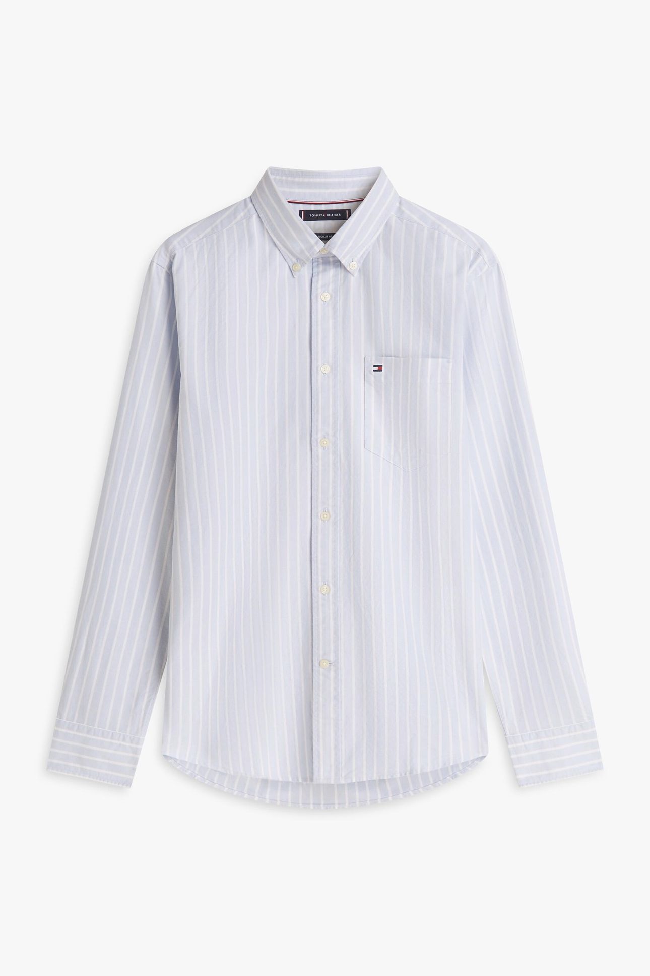 HERITAGE OXFORD WIDE SHIRT BREEZY BLUE/WHITE 4
