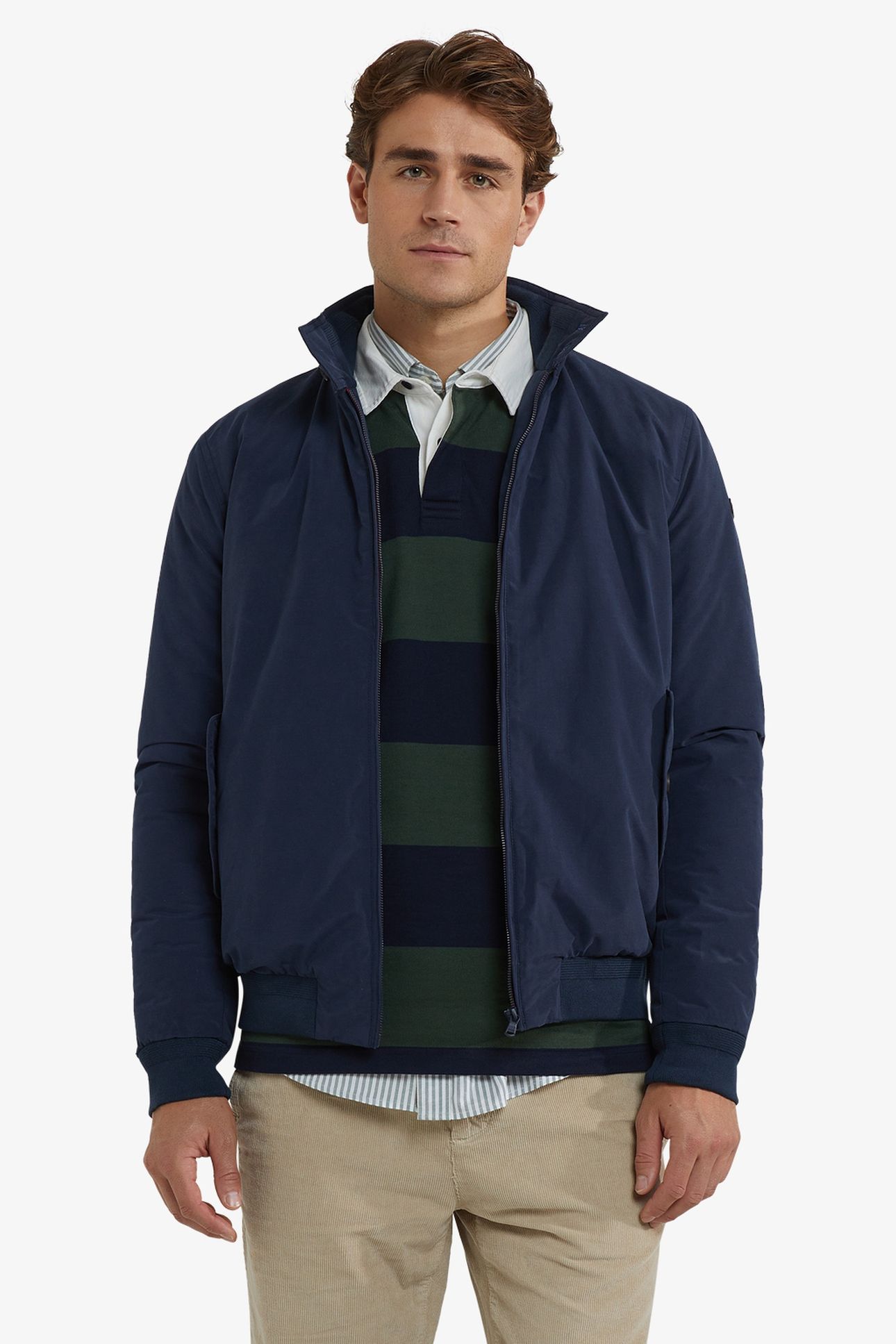 CLASSIC BOMBER JACKET NAVY 2