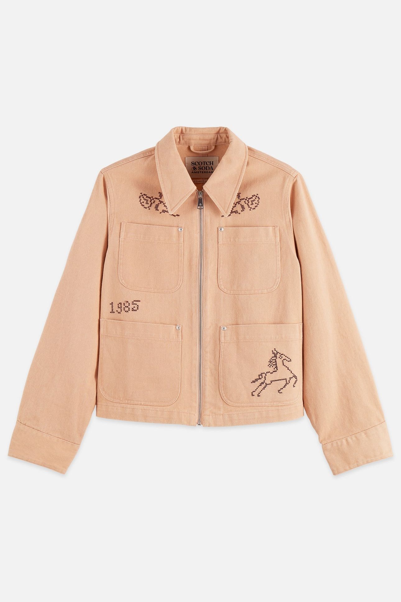 EMBROIDERED JACKET ROSE DUST 4