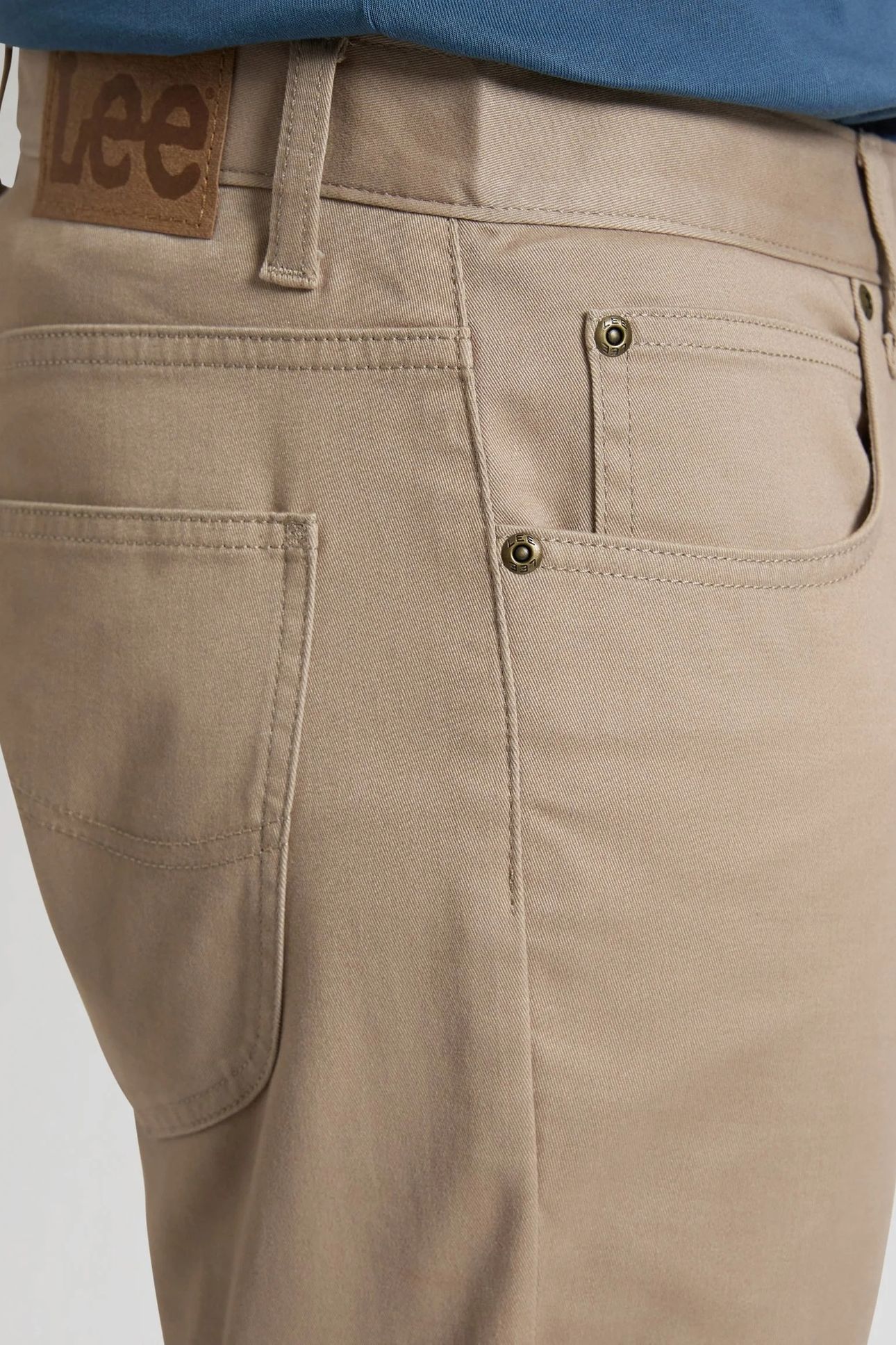 DAREN DARK TAUPE REGULAR STRAIGHT JEANS BEIGE 5