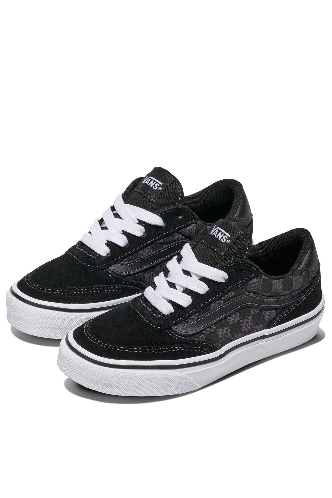 YOUTH BROOKLYN LS CHECKERBOARD BLACK/ASPHALT 3