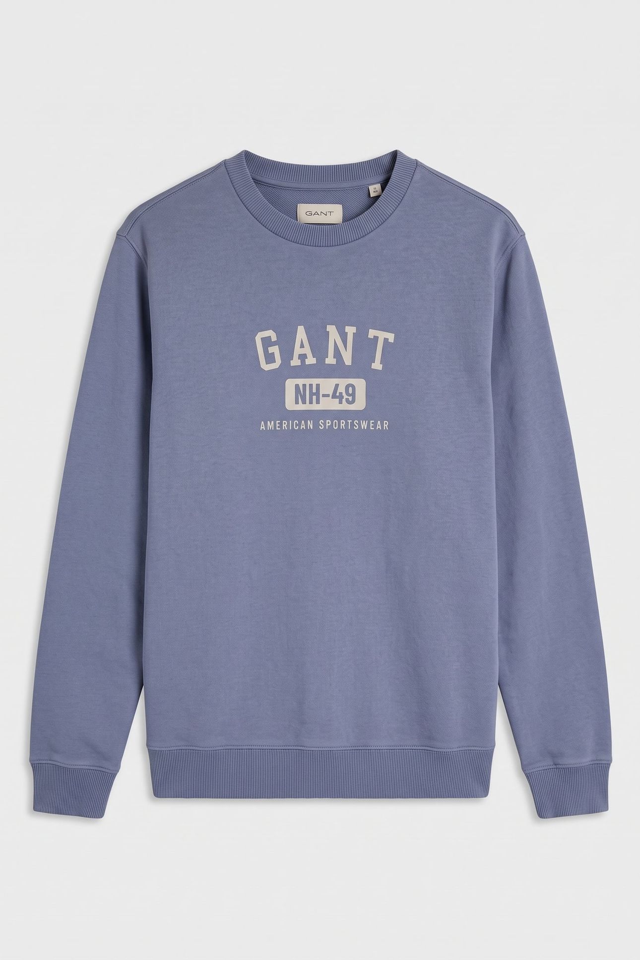 TEEN BOYS OCEAN WASH CREW NECK SWEATSHIRT FADED DENIM 2