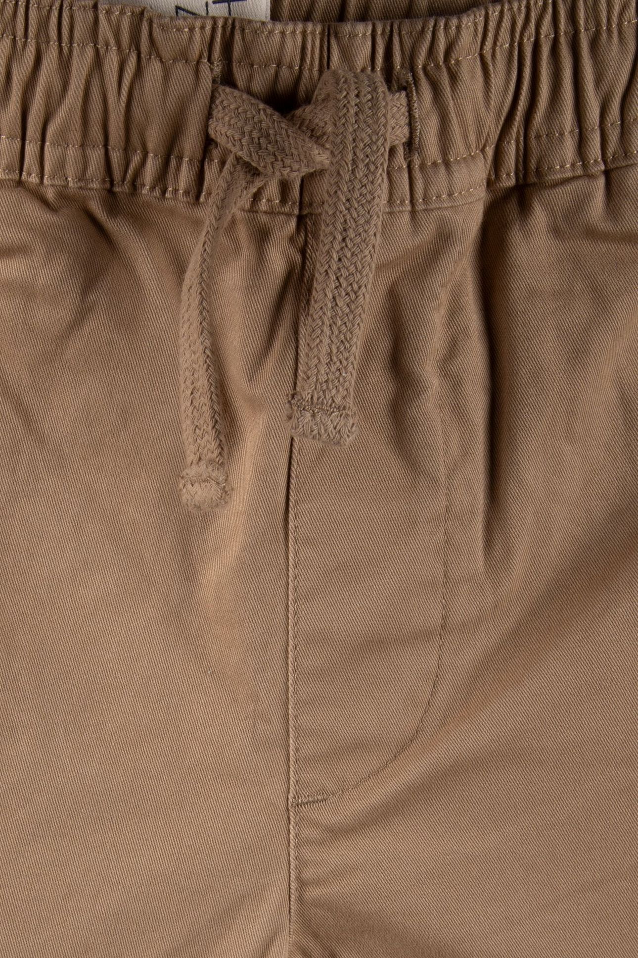 TEEN BOYS GANT CHINO DRAWSTRING TROUSER DARK KHAKI 4