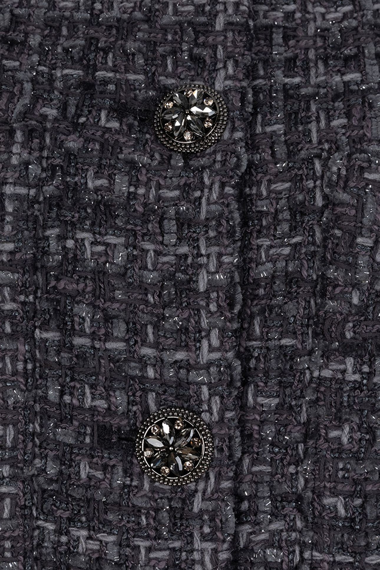JACKET TWEED FANCY BUTTONS ANTHRACITE 3