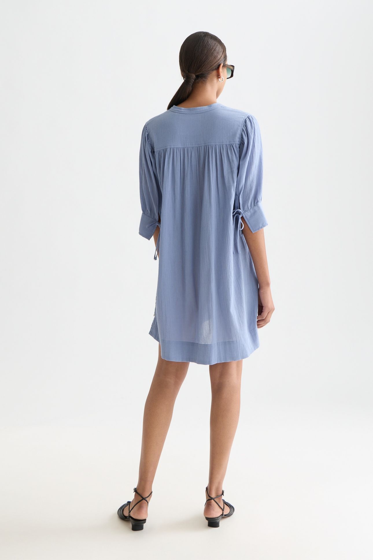 MINI GATHERED SLEEVE DRESS INFINITY 2