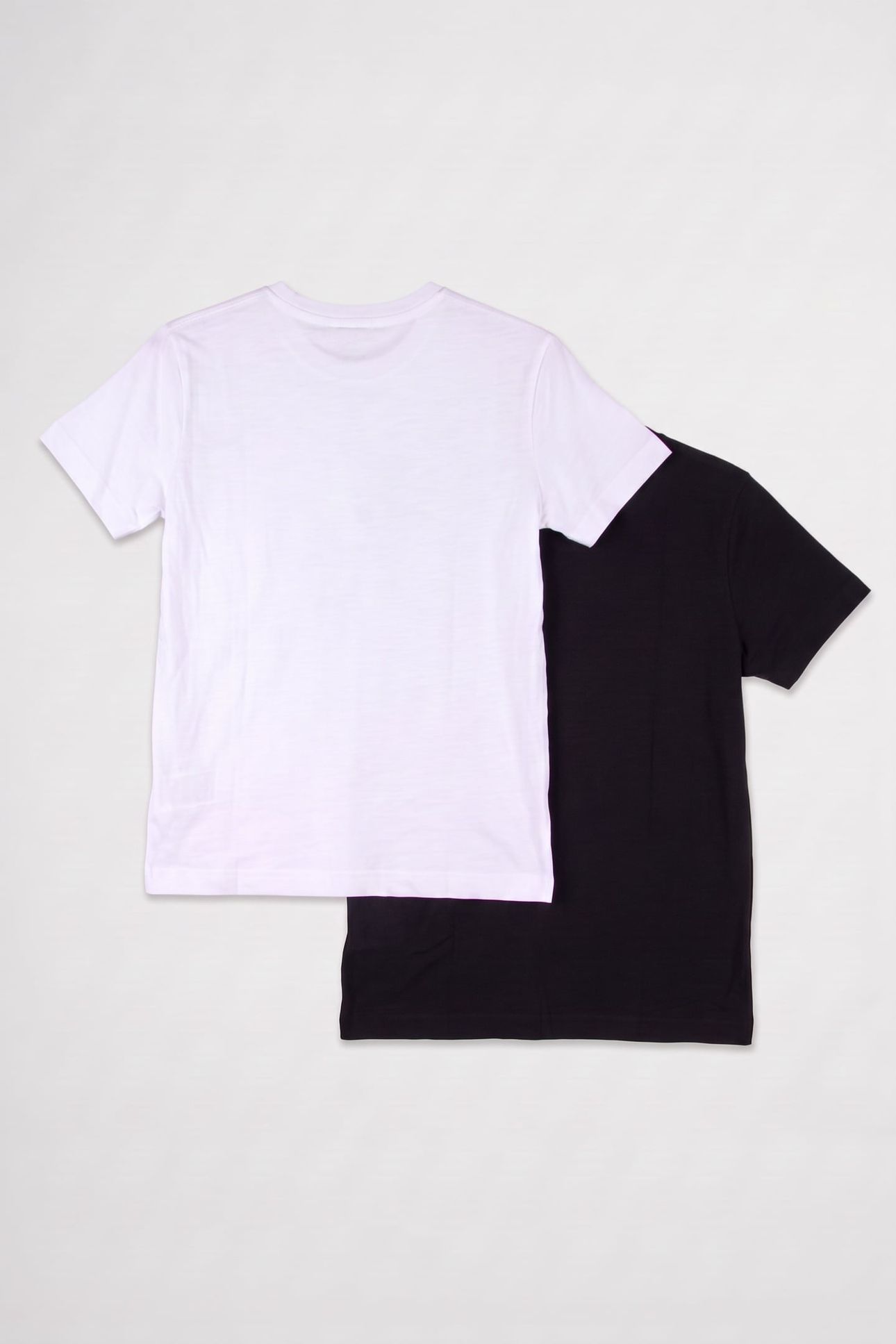 TEEN UNISEX C-NECK T-SHIRT 2-PACK BLACK/WHITE 2