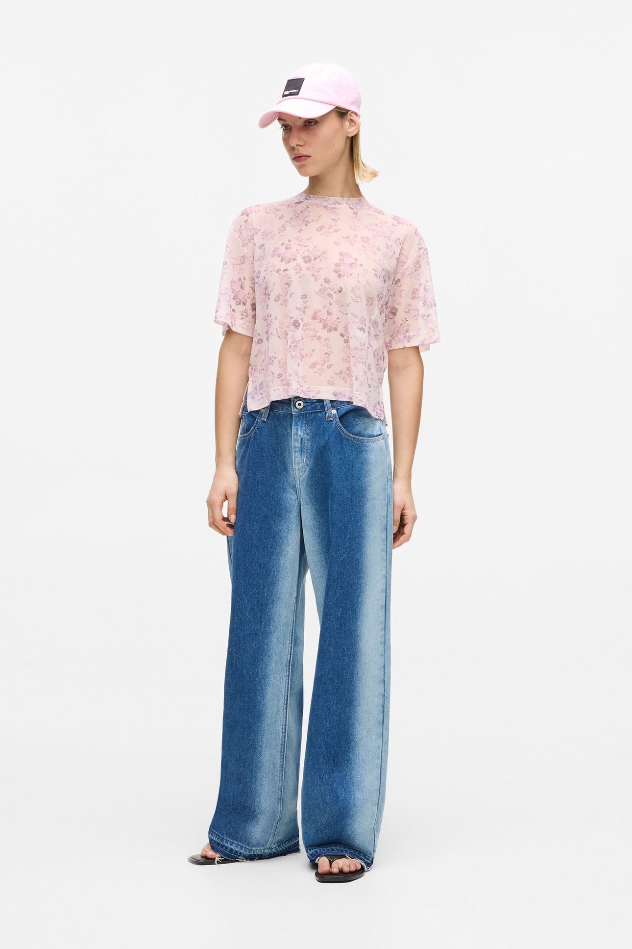 KLJ MR RELAXED DENIM MID BLUE OMBRE 1