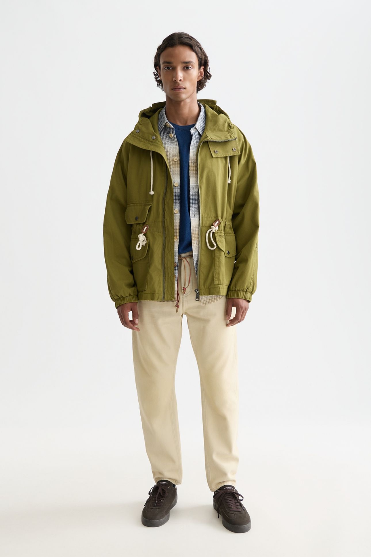HERITAGE SMOCK JACKET DARK BEIGE 3