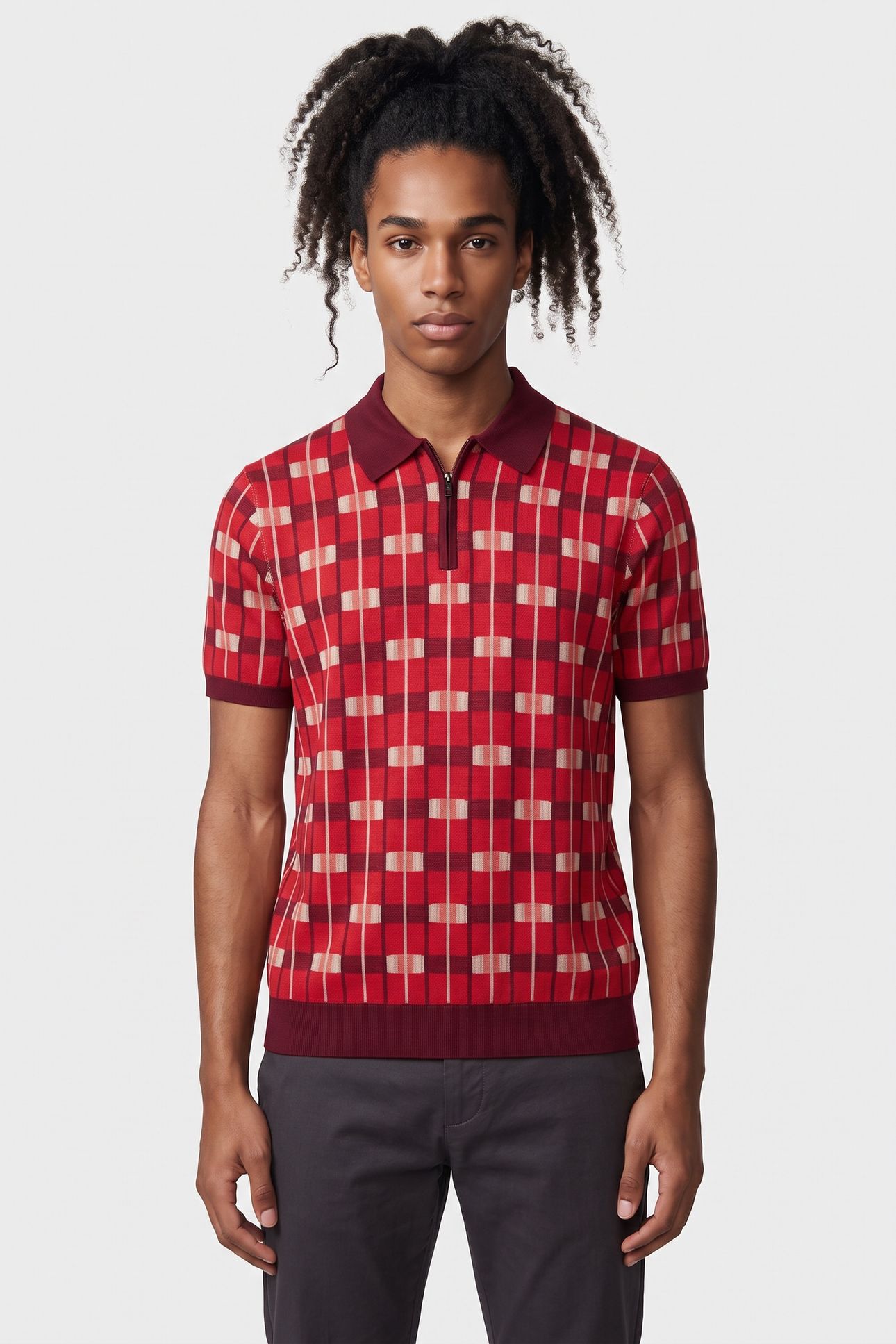 MINSTA SS REGULAR MULTI STITCH BUTTON ECRU 1