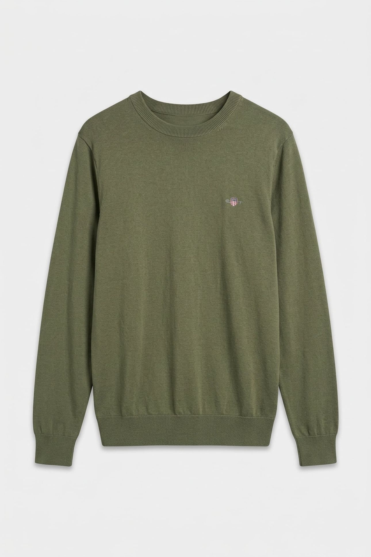 CLASSIC COTTON C-NECK DRY HERB GREEN 3