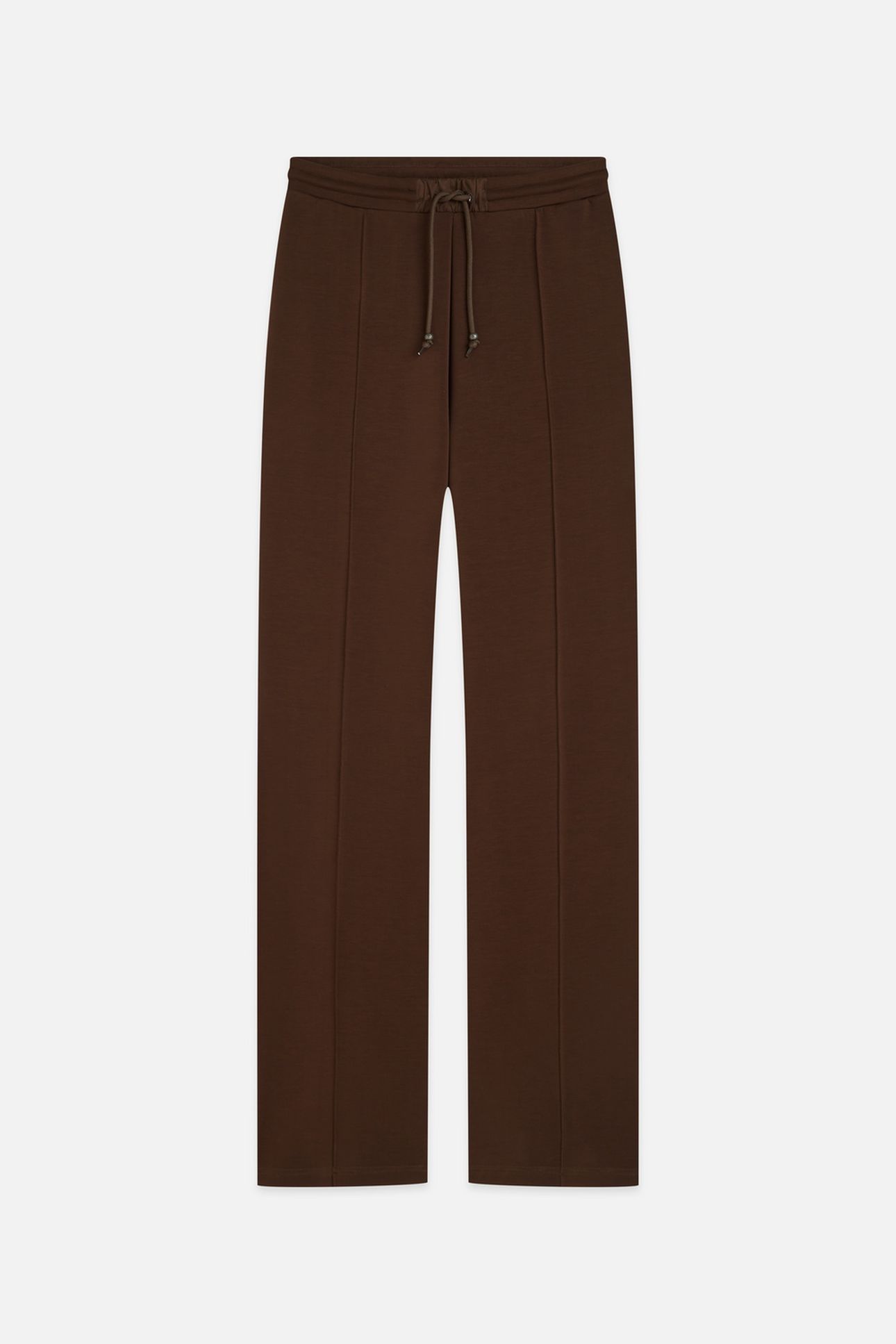 TENCEL PLEATED SWEATPANTS HOT FUDGE 1