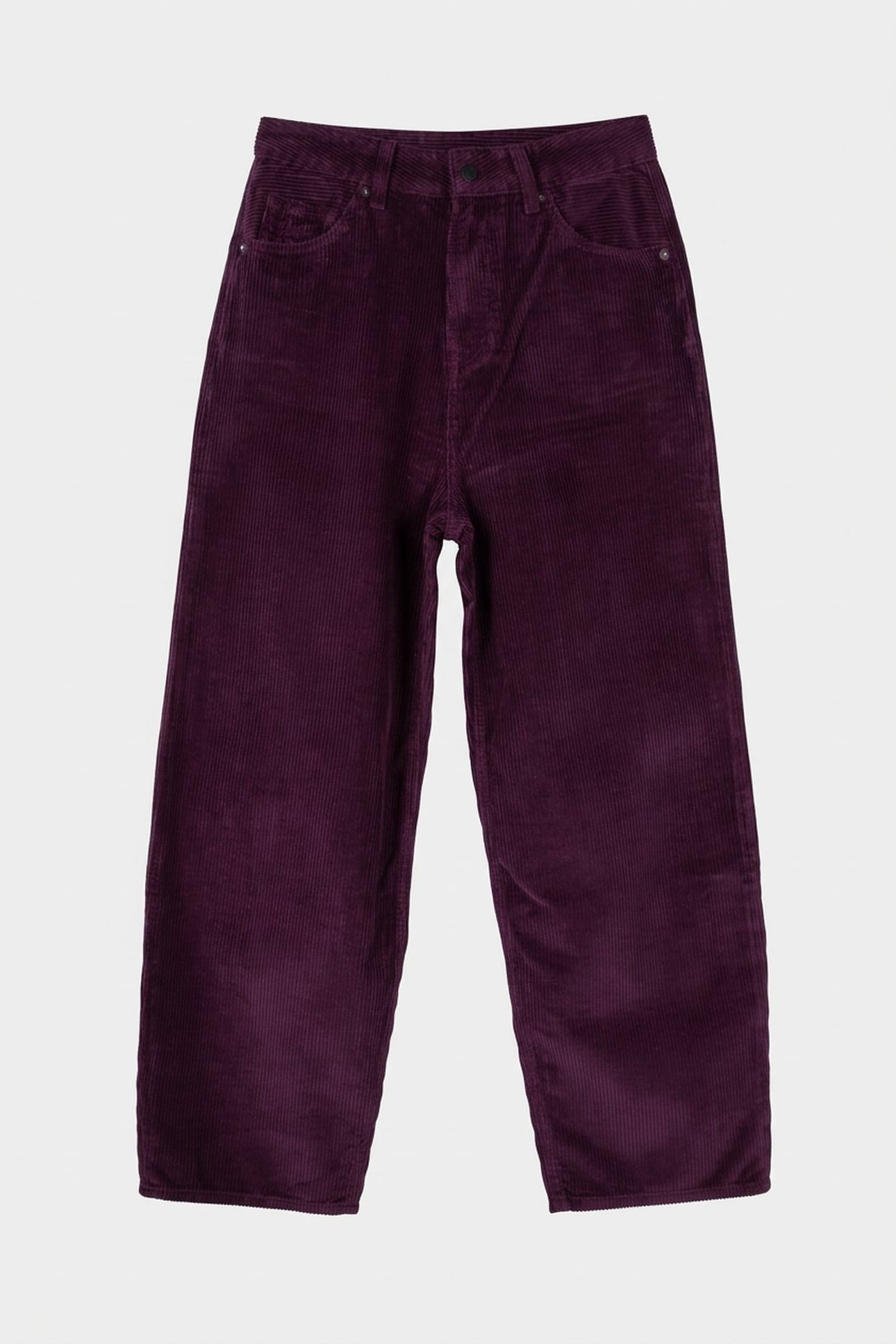 LEILA CORD PANTS MAUVE WINE CORDUROY 3