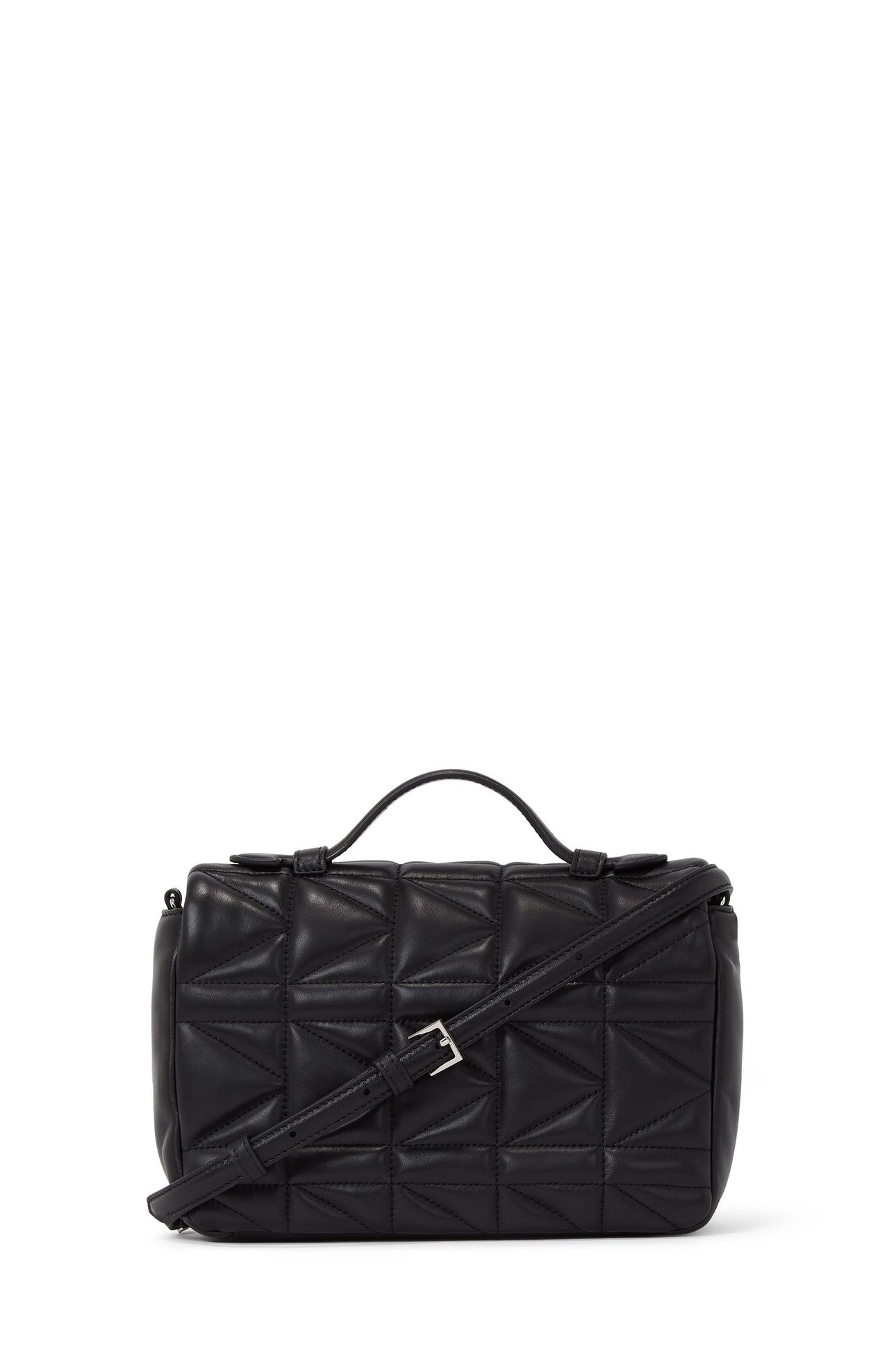 K/KUILT TOP HANDLE CROSSBODY BLACK-NICKEL 3