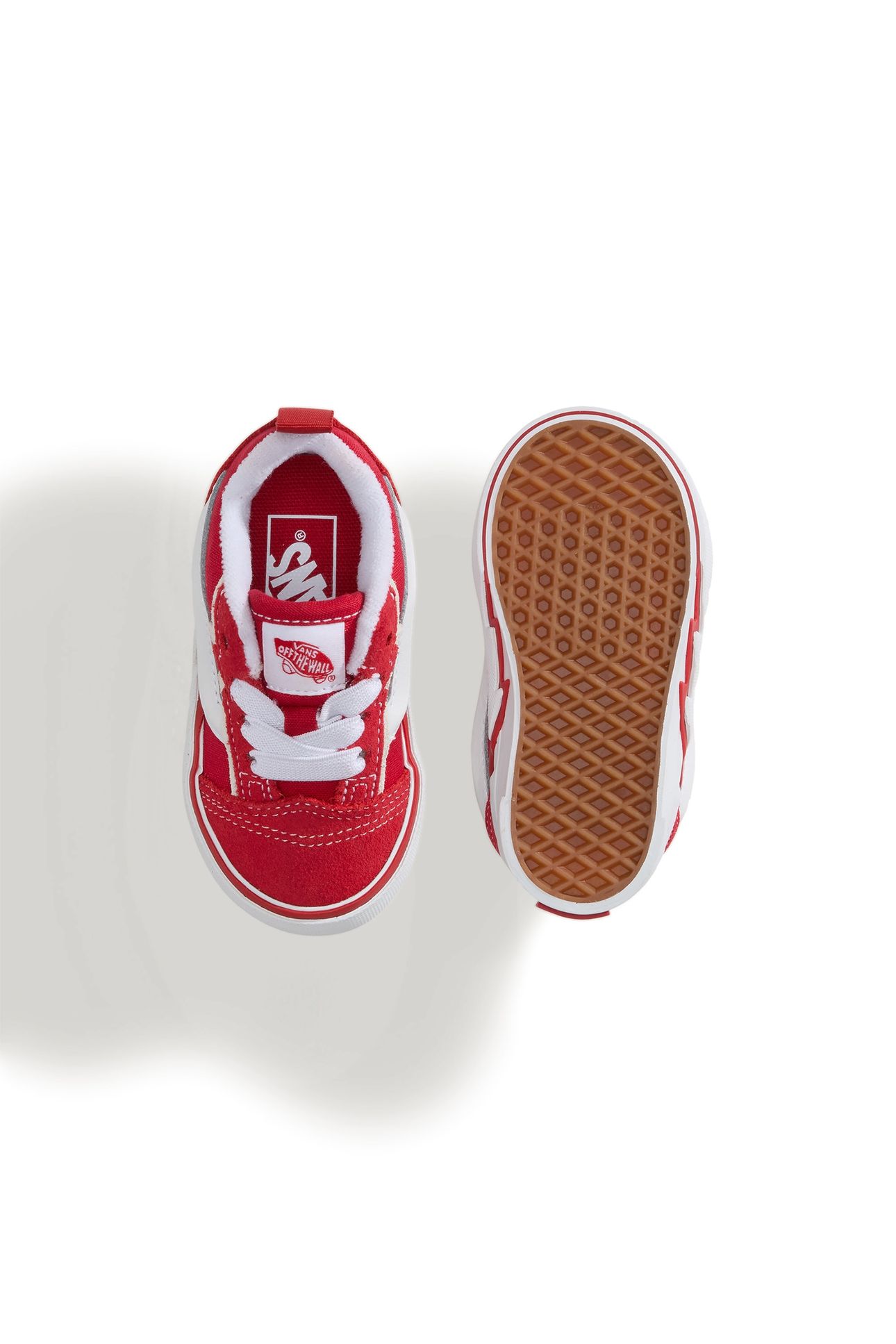 TODDLER KNU SKOOL ELASTIC LACE BOLT RACING RED 5
