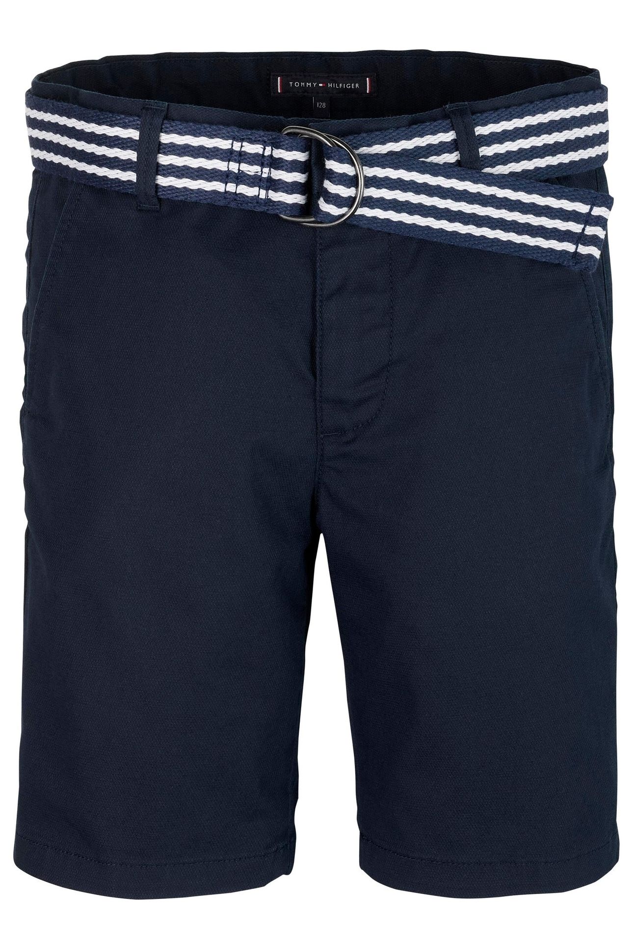 BOYS WOVEN BELTED SHORT DARK NIGHT NAVY 4