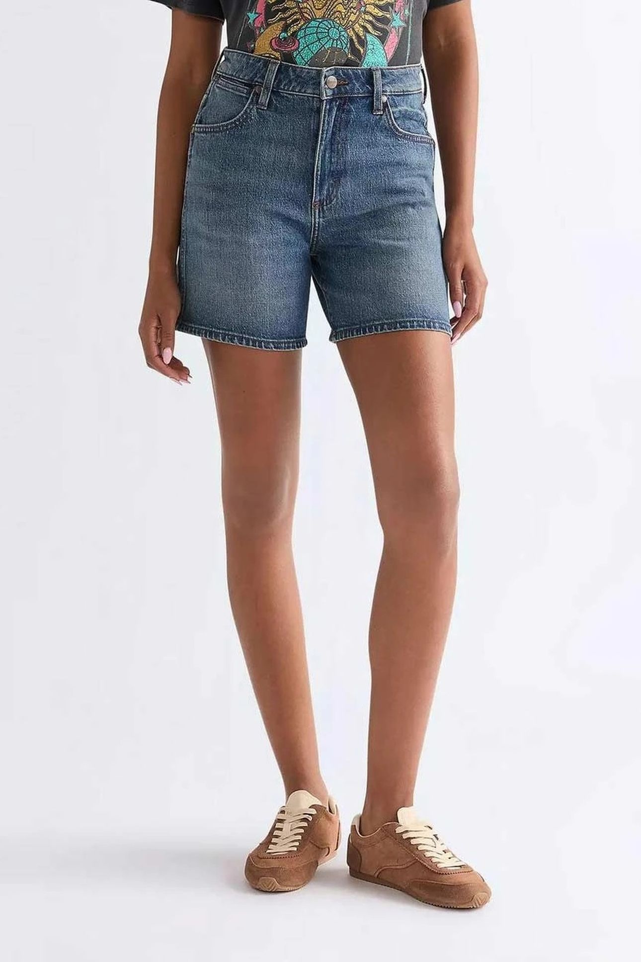 COWBOY SHORT 5 INCH SUMMER HAZE DENIM BLUE 1