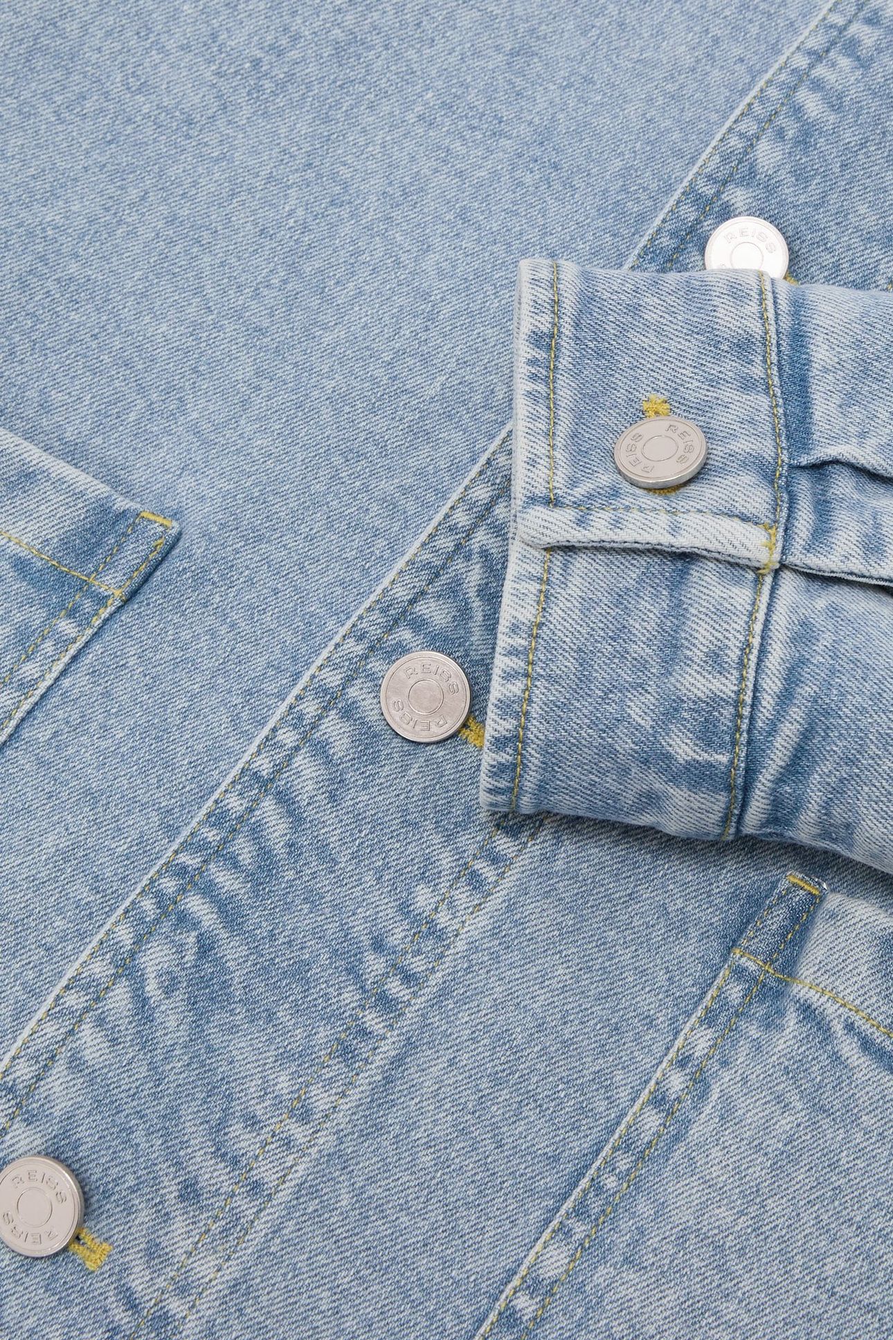 DENIM JACKET LIGHT BLUE WASH 5