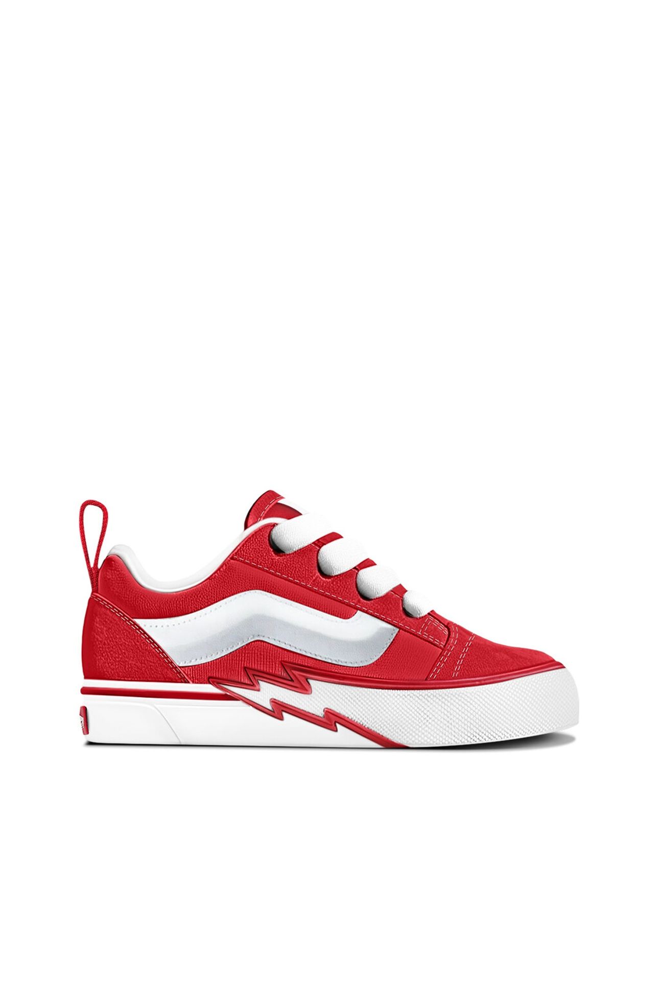 TODDLER KNU SKOOL ELASTIC LACE BOLT RACING RED 1