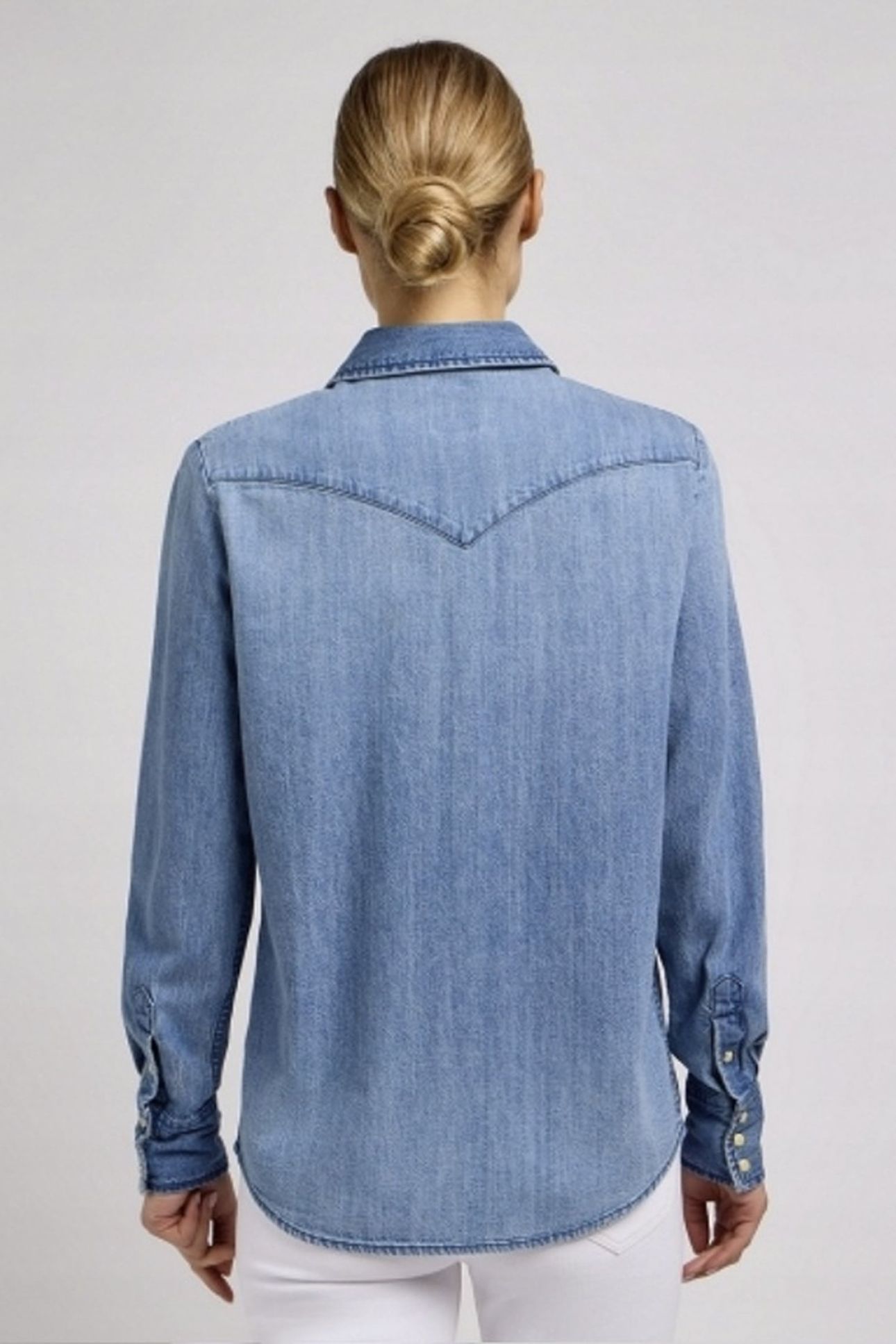 REGULAR WESTERN SHIRT MT RANGE REGULAR DENIM BLUE 2