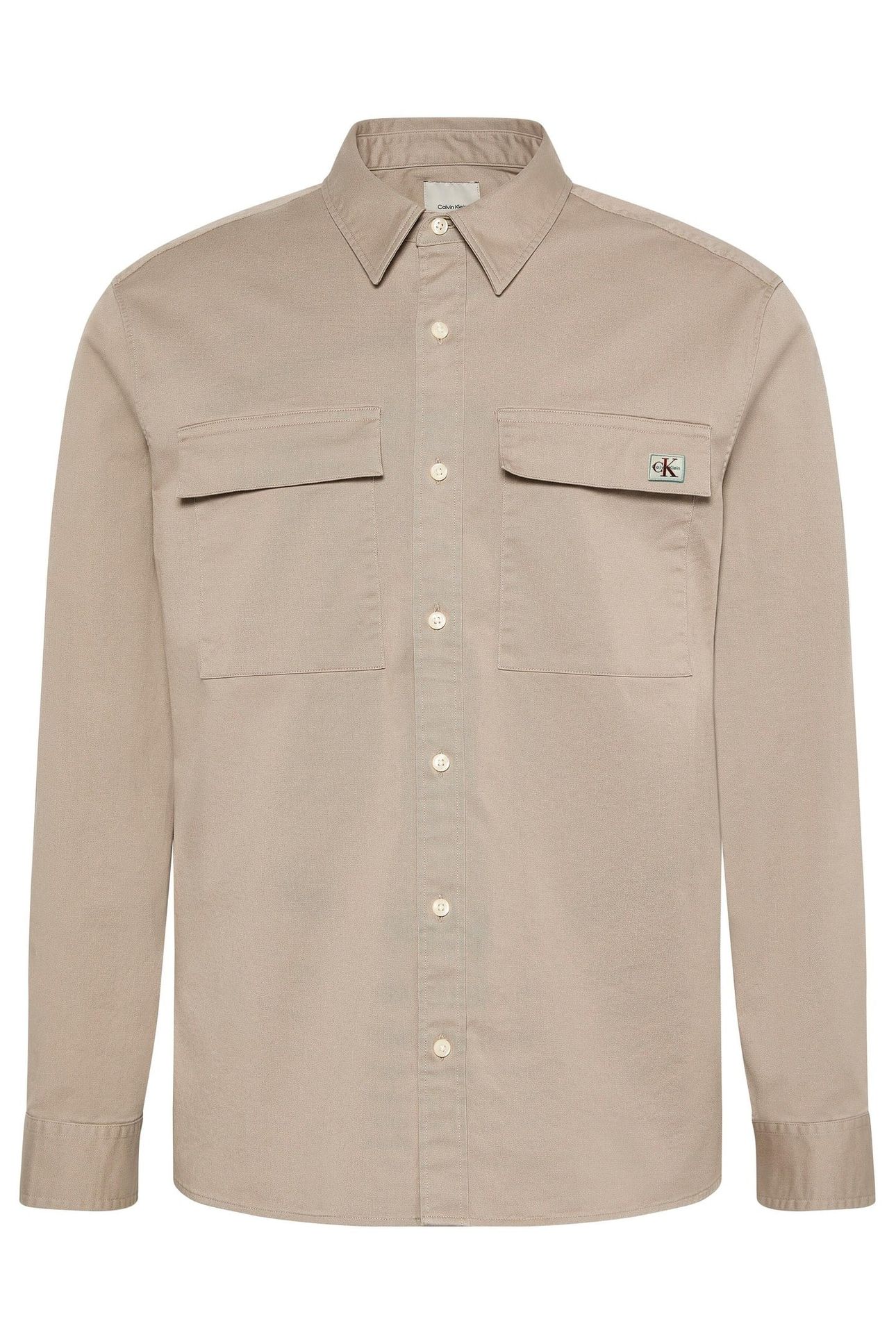 LS COMFORT COTTON SHIRT VINTAGE KHAKI 4