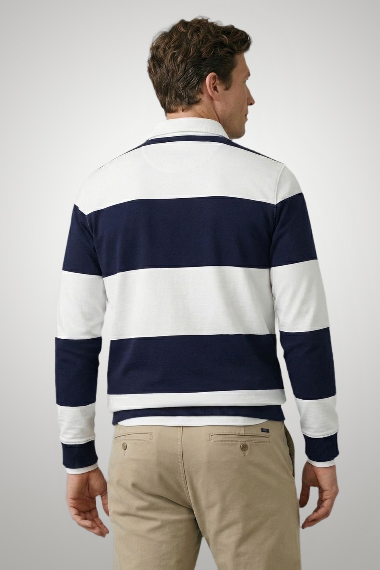 TWO STRIPE RUGBY OFF WHITE 4