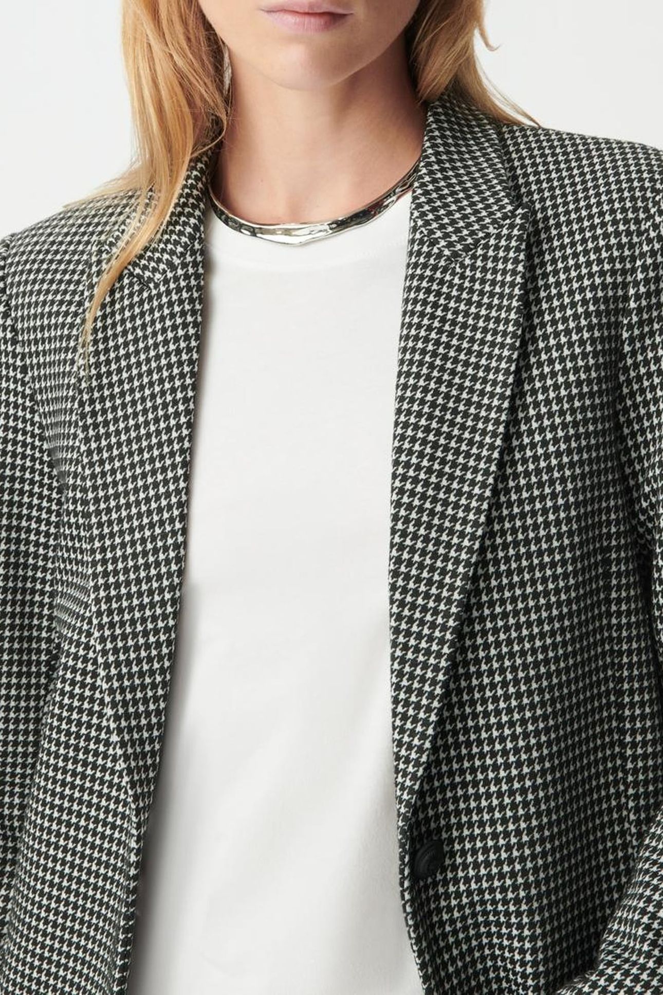 BLACK HOUNDSTOOTH SUIT JACKET 6
