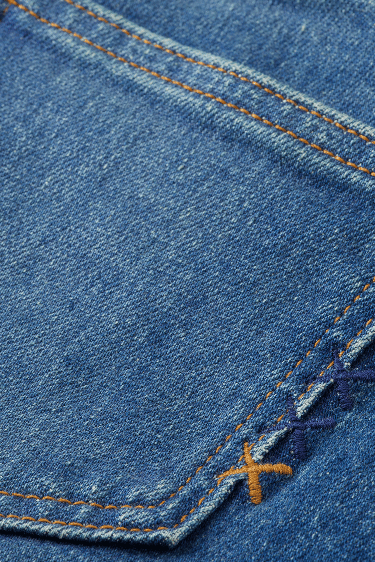 BOYS NOS DEAN LOOSE TAPERED JEANS CLASSIC BLUE NAVY 3
