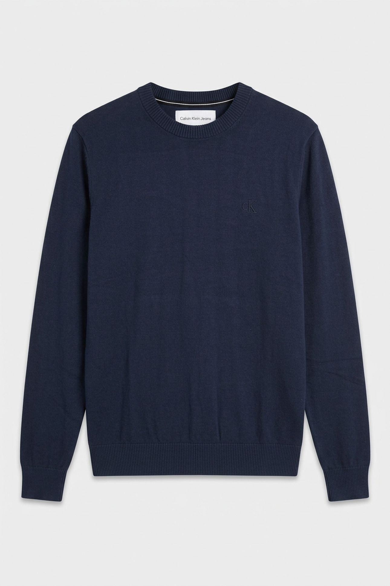 ESSENTIAL COTTON SWEATER NAVY 3