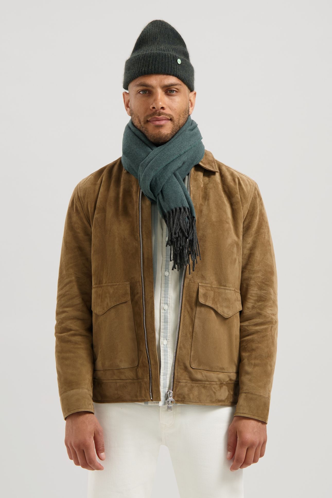 DS_ARNVINN SCARF MALLARD GREEN 1