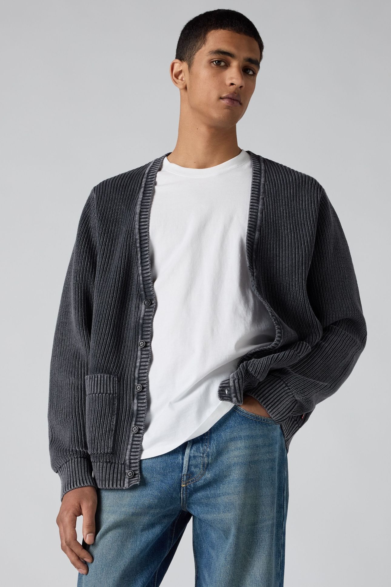 VALENCIA POCKET CARDIGAN HALF CARDIGAN 5 1