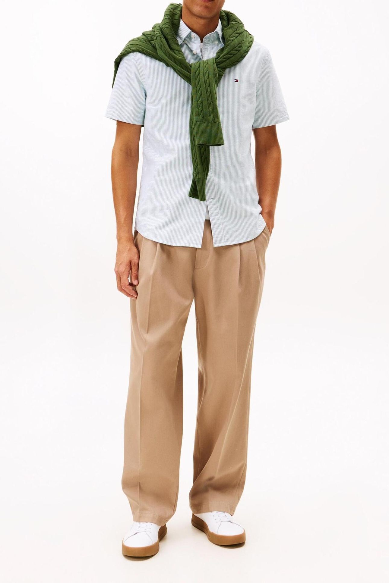 HERITAGE OXF SHIRT DEEP OCEAN/STRIPE 2