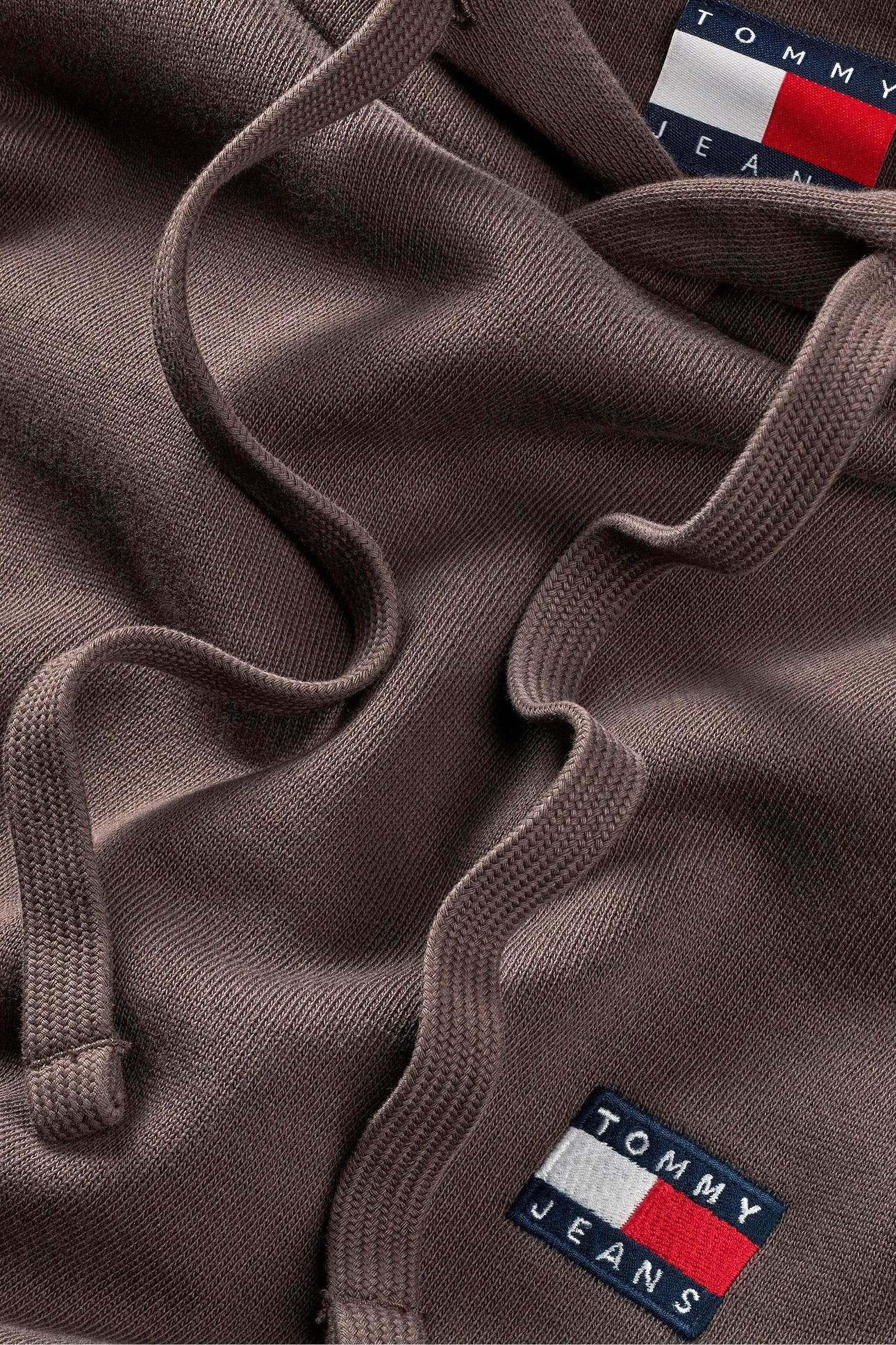 UNISEX TJ BOXY BADGE HOODIE BLACK WALNUT 4