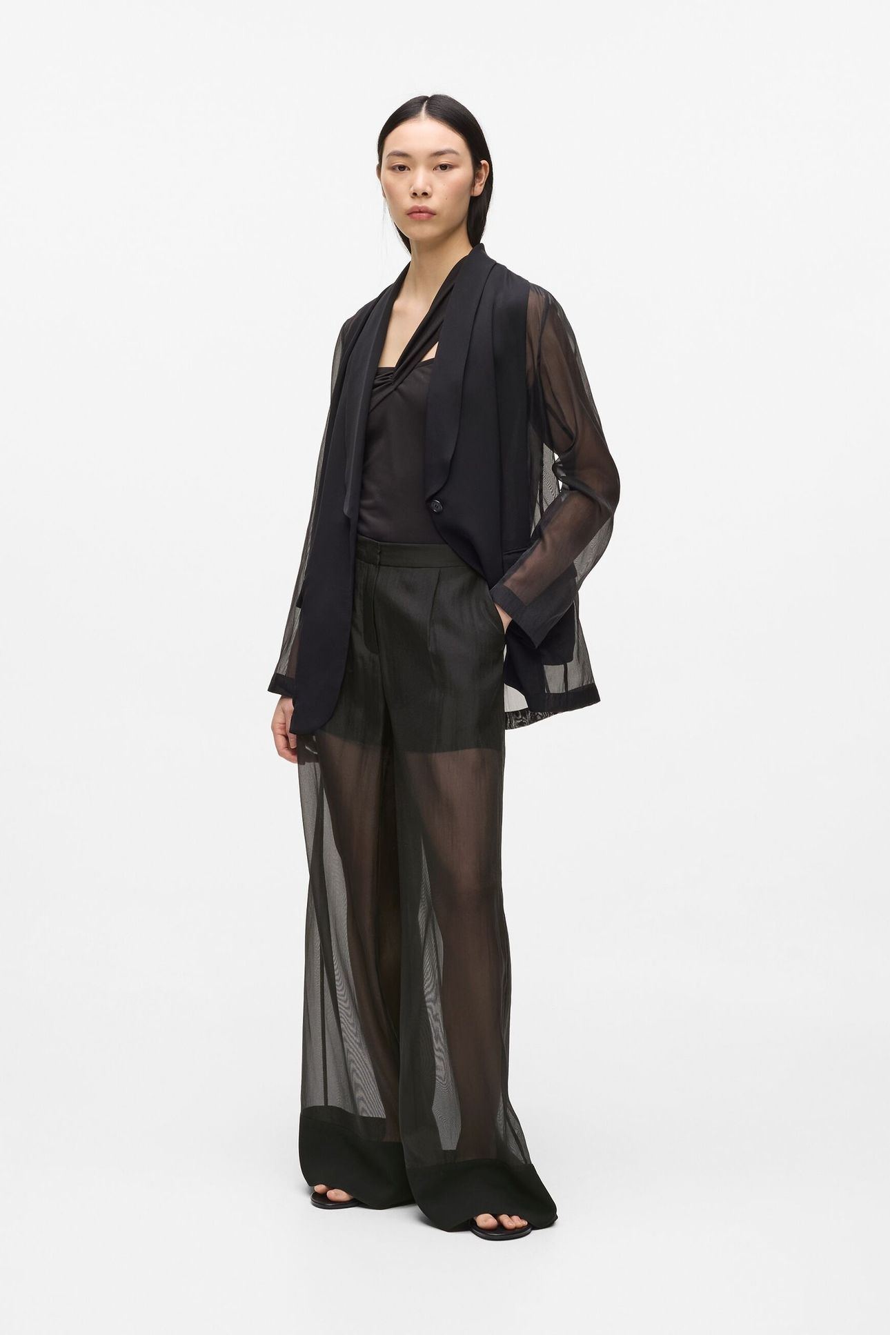 ORGANZA FASHION PANTS BLACK 2