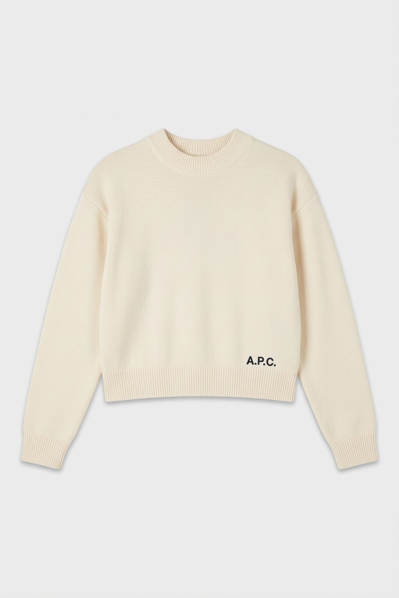 SWEATER CREW NECK ECRU 3