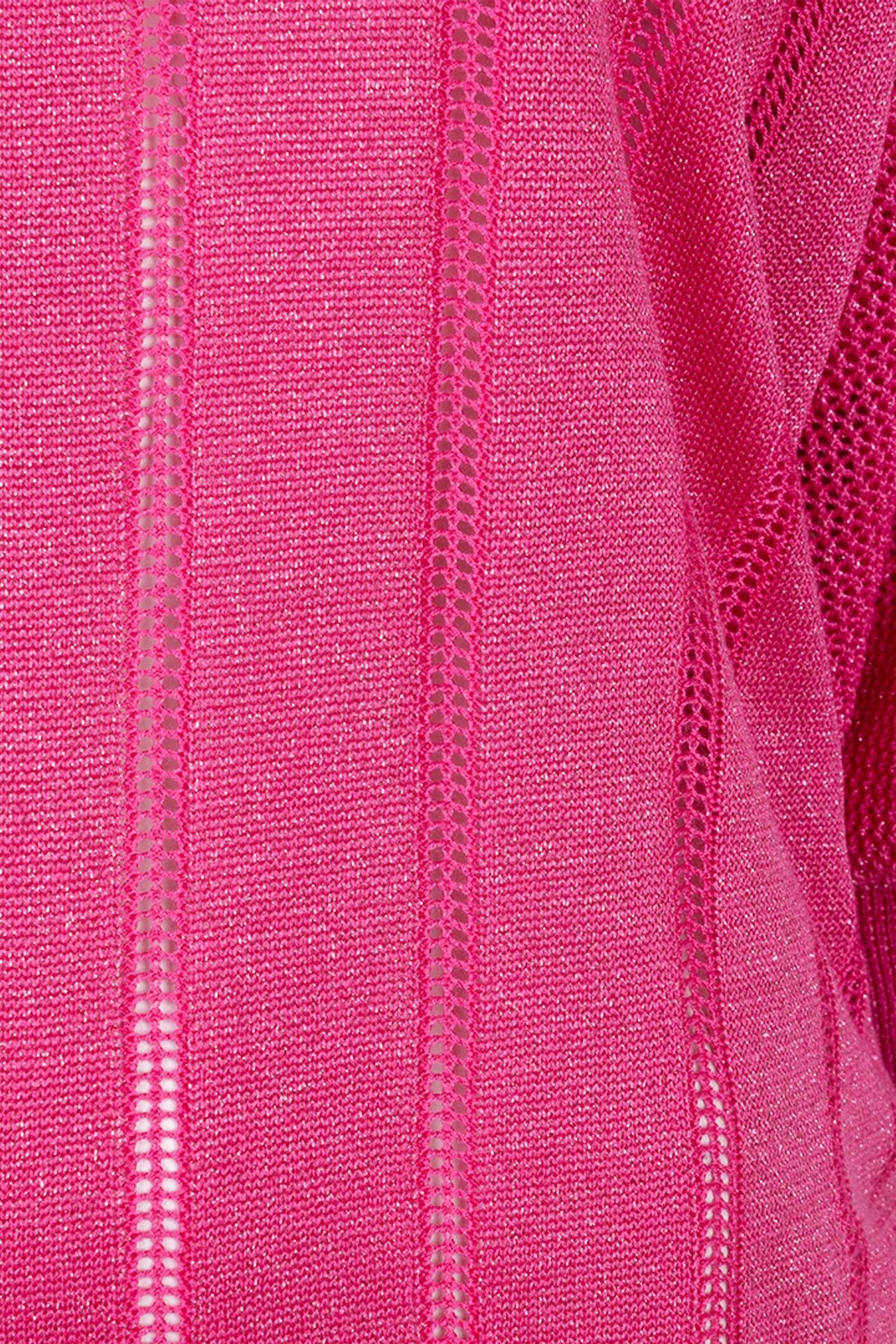 SWEATER SHORT PUFFSLEEVES LUREX FRAMBOISE 3