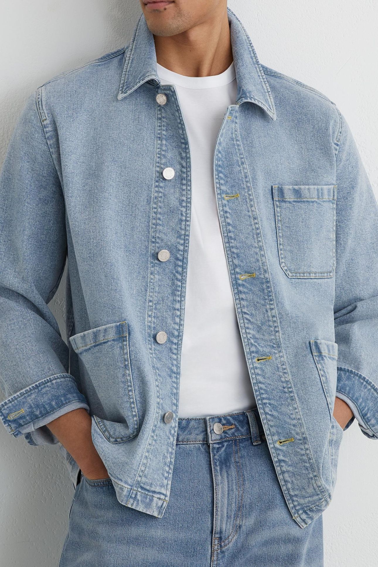DENIM JACKET LIGHT BLUE WASH 6