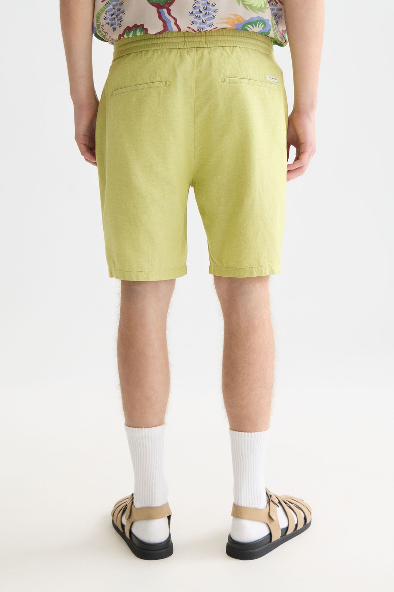 SEASONAL CORE FAVE COTTON LINEN REGULARFIT CHINO SHORTS ALLI 2
