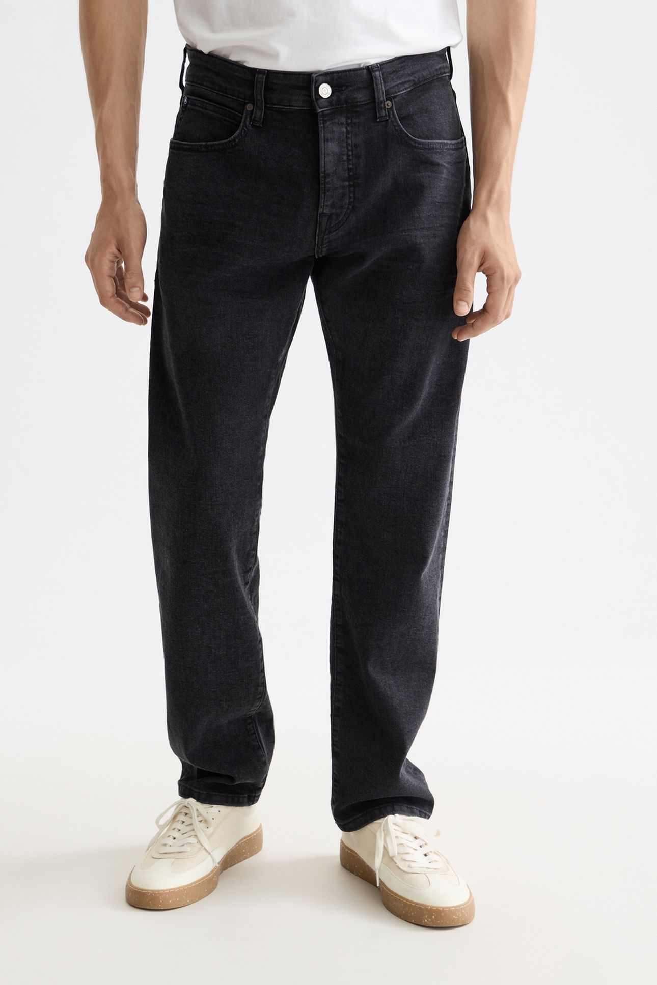 THE ZEE STRAIGHT-FIT JEANS DARK GREY 1