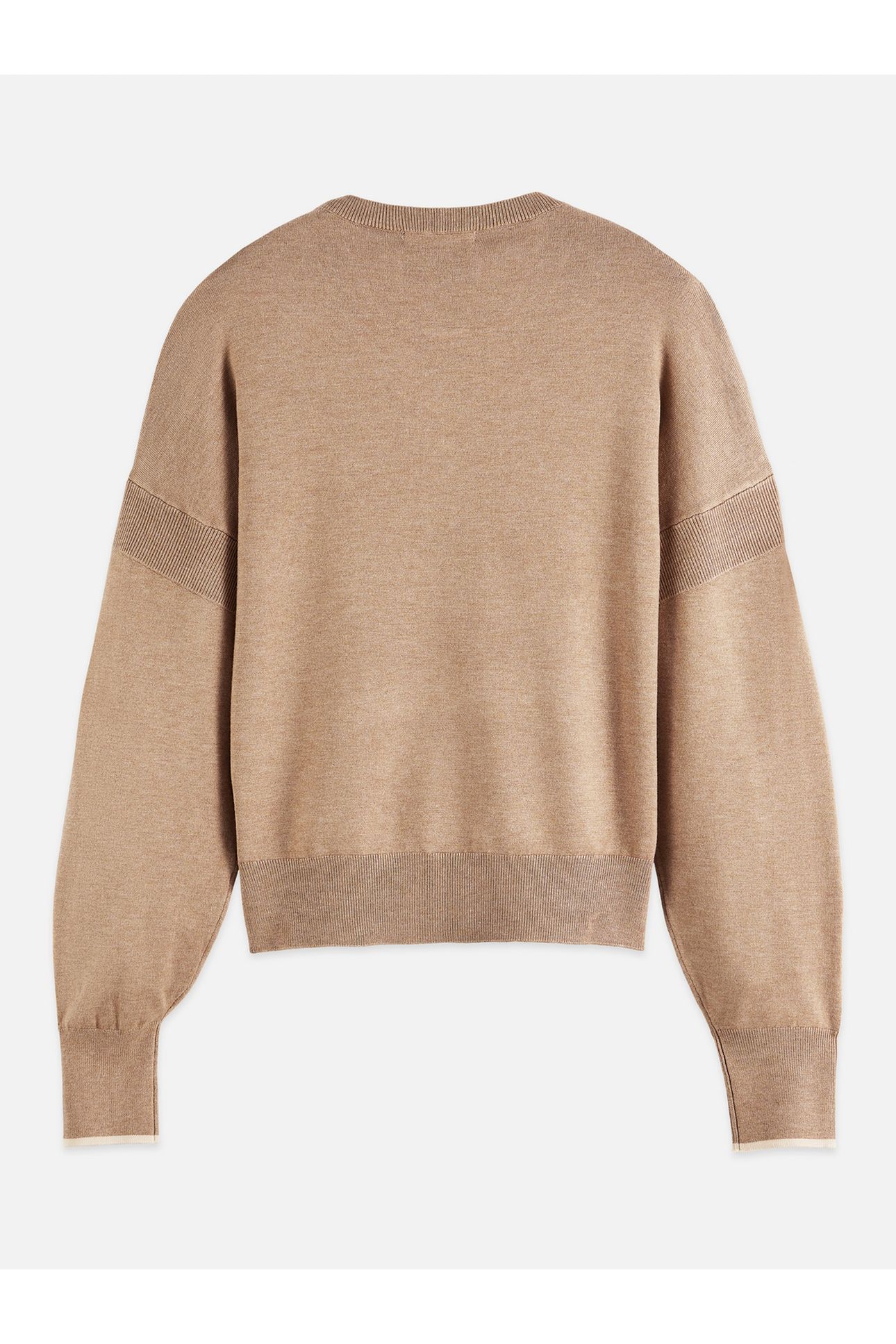 V-NECK RELAXED PULLOVER AMPHORA MELANGE 2