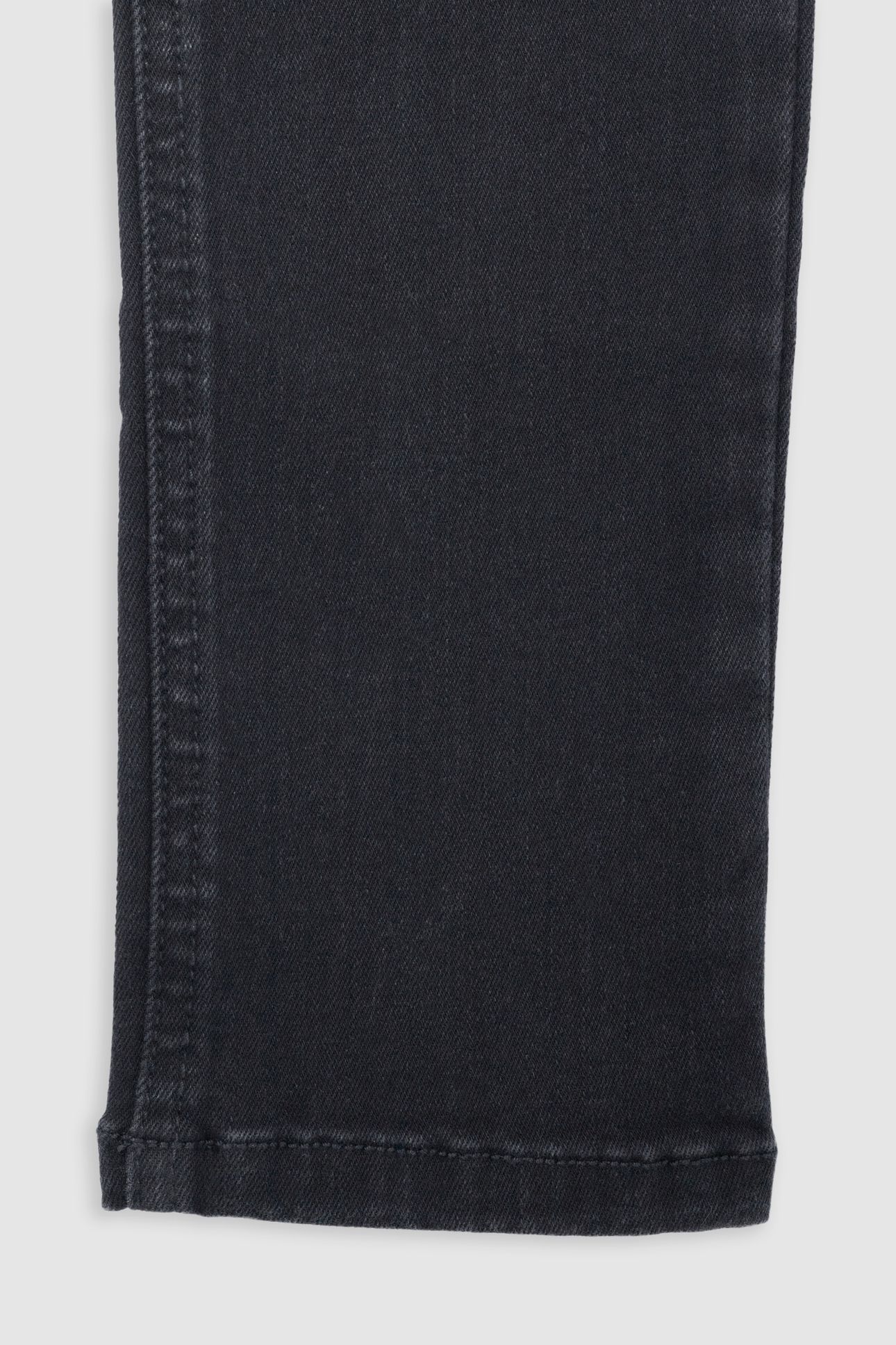 BOY'S BLACK SLIM JEANS WITH REMOVABLE BRAIDED WAISTBAND 7