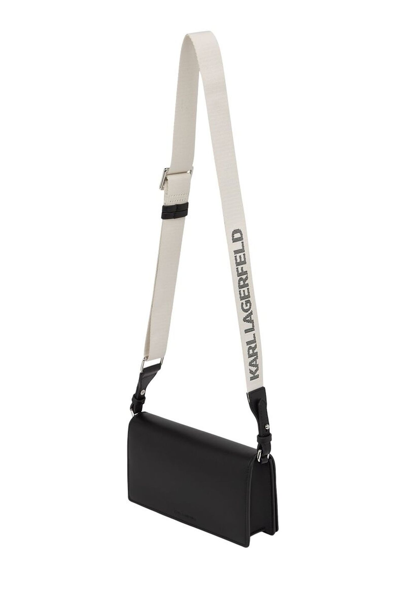 CIRCLE MINI FLAP BAG BLACK-NICKEL 3