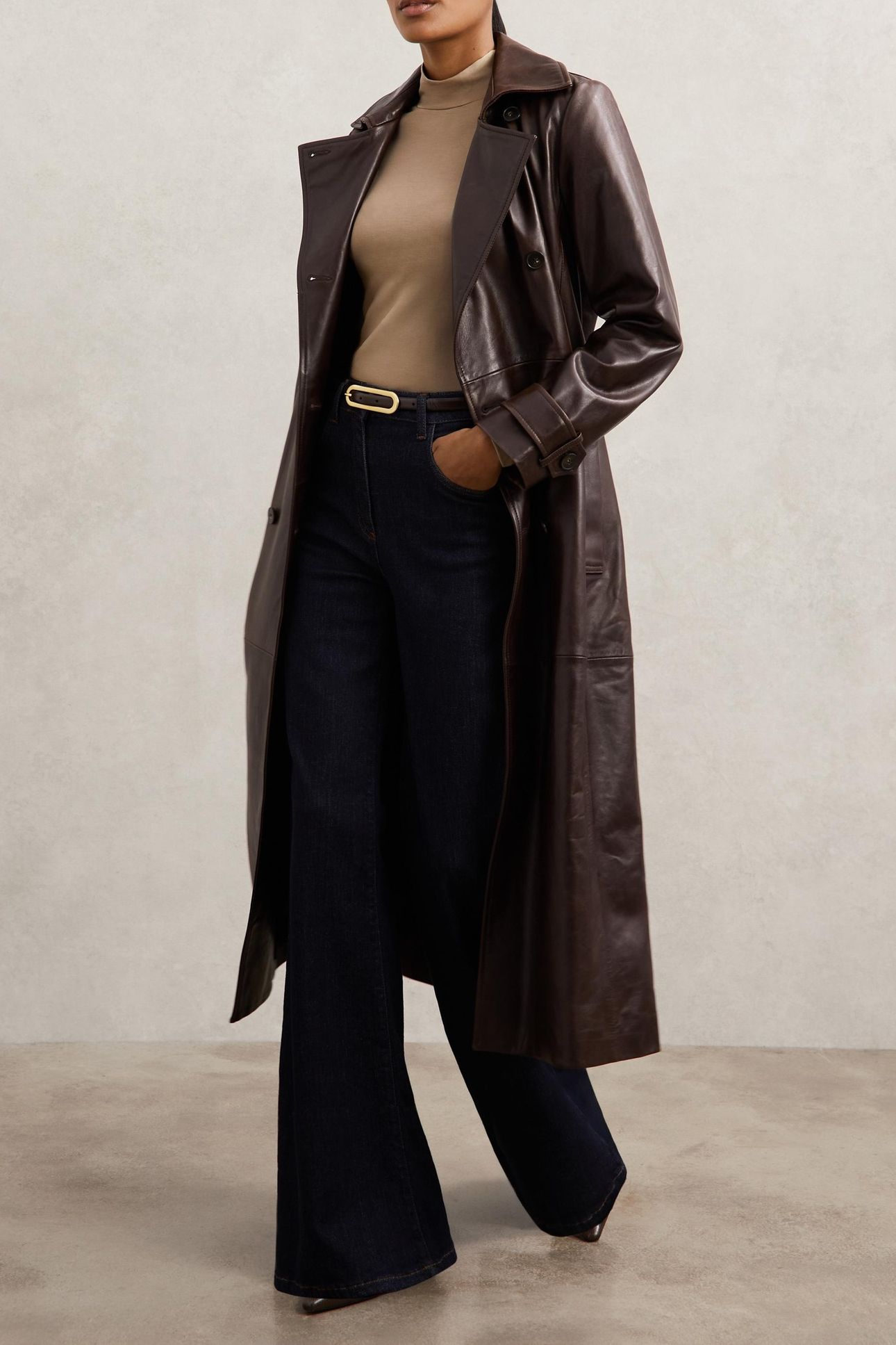 FUNNEL NECK TOP CAMEL 1
