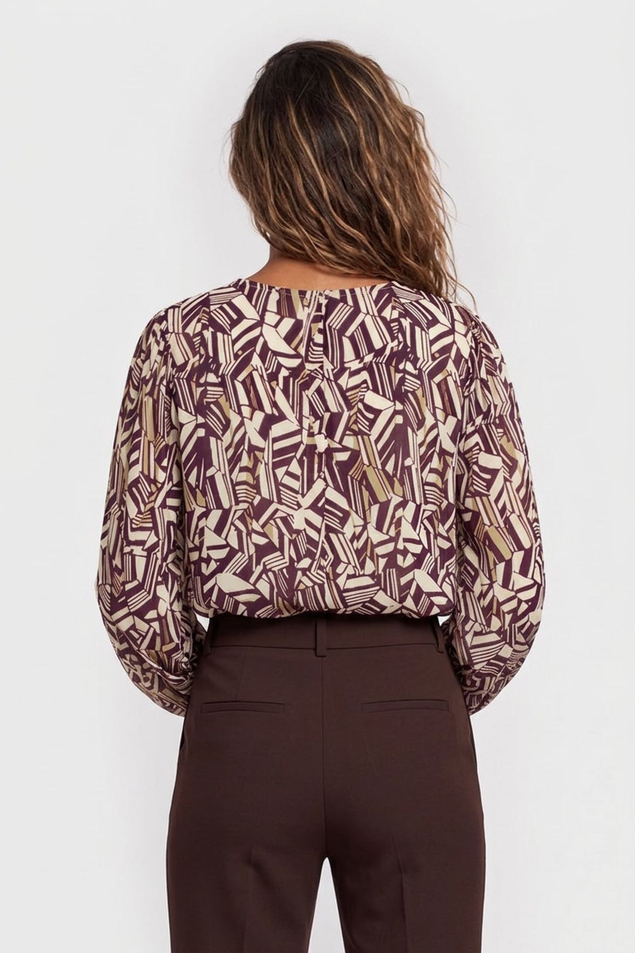 MILEY BLOUSE RETRO RUBY 4