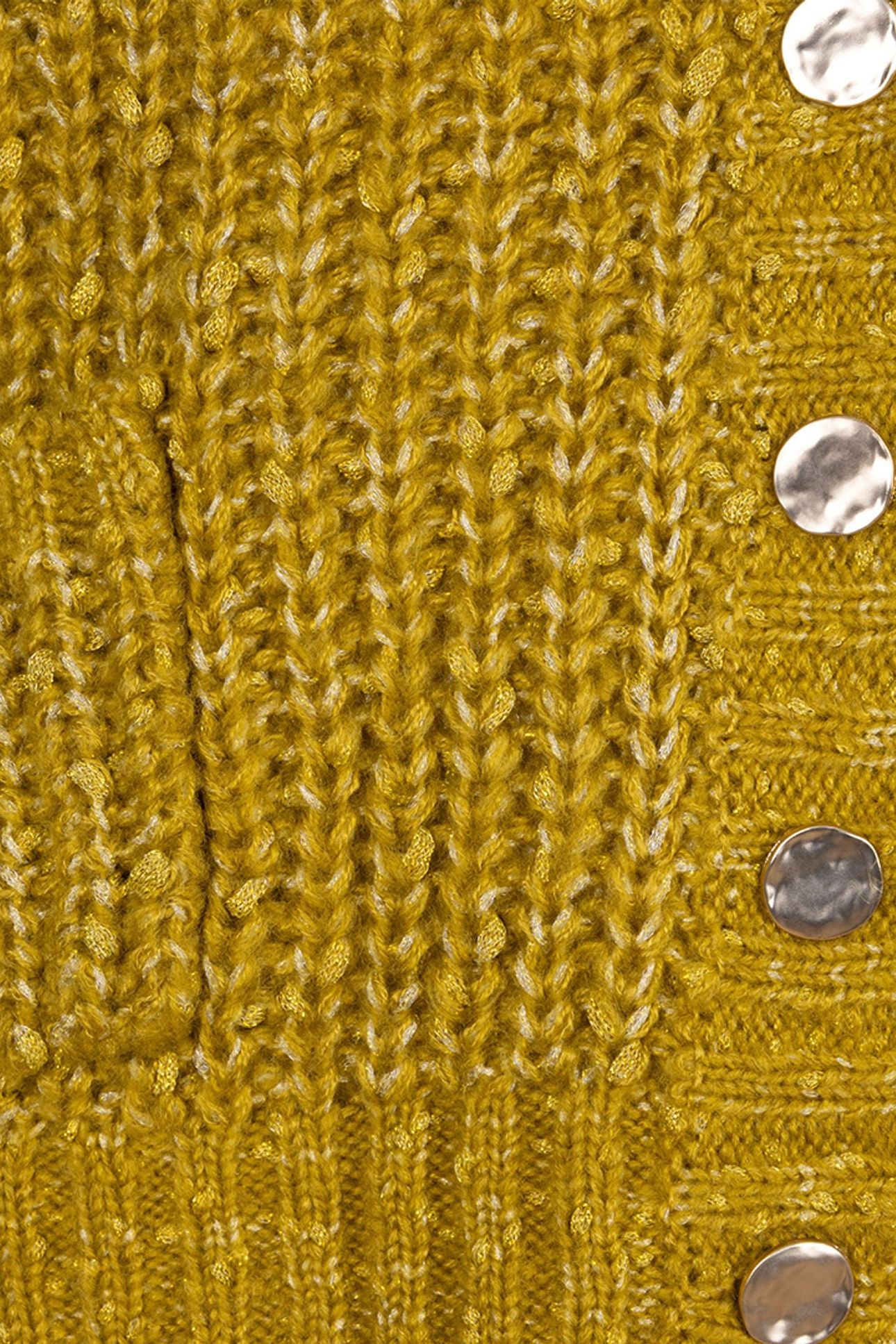CARDIGAN OVERSIZE LUREX GOLDEN OLIVE 6
