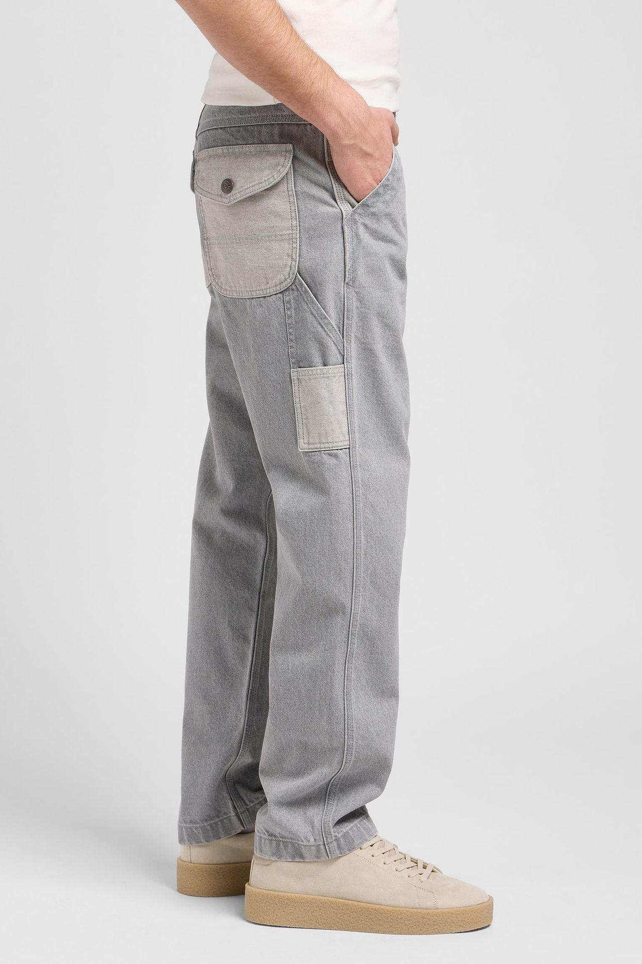 SLOUCHY STR CARPENTER GEMINI GRE RELAXED STRAIGHT JEANS DENI 4